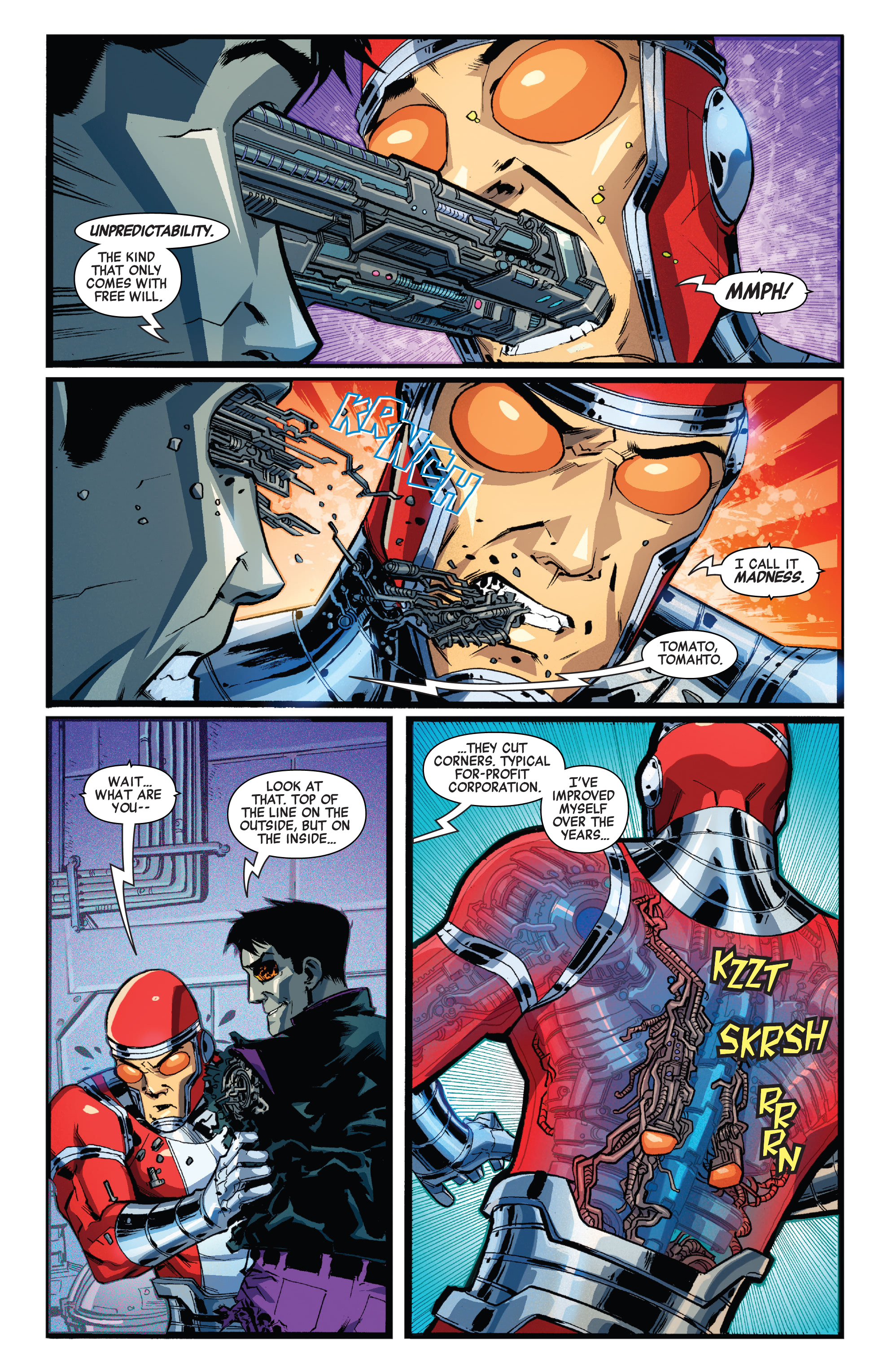 Read online 2020 Machine Man comic -  Issue #2 - 17