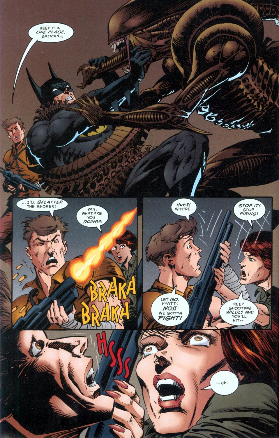 Read online Batman/Aliens comic -  Issue #2 - 18