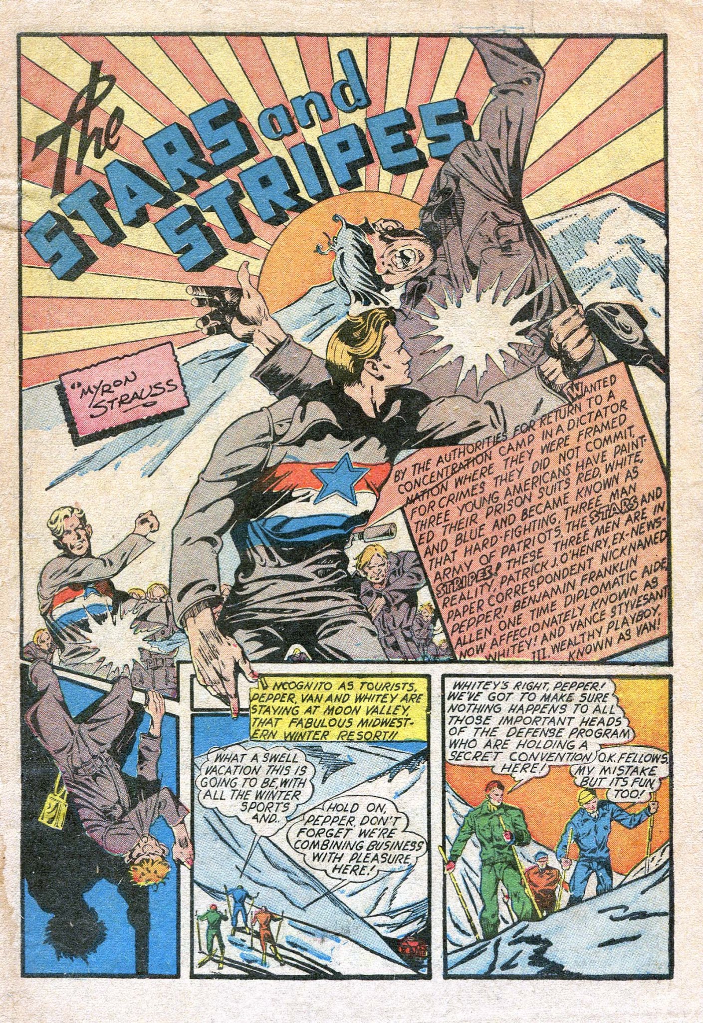 Read online Stars and Stripes Comics comic -  Issue #6 - 2