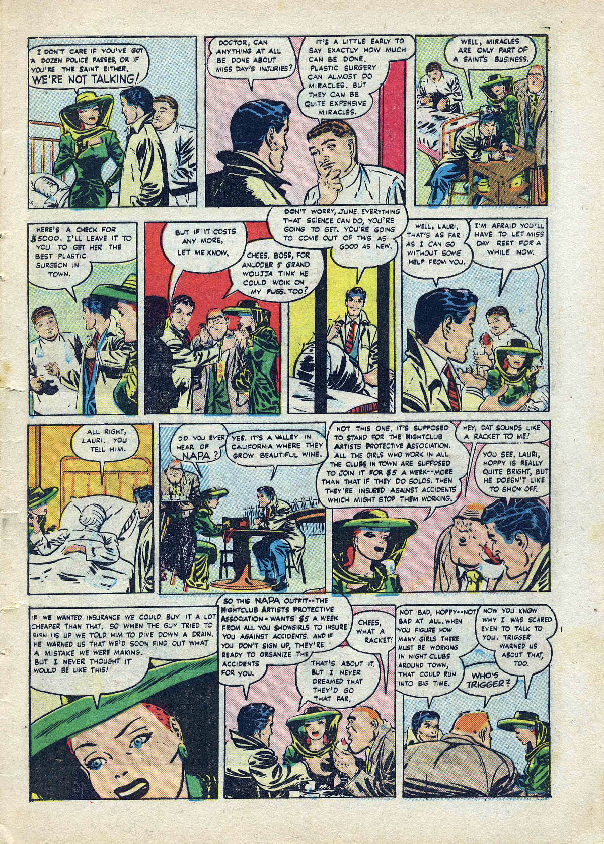 Read online The Saint (1947) comic -  Issue #8 - 9
