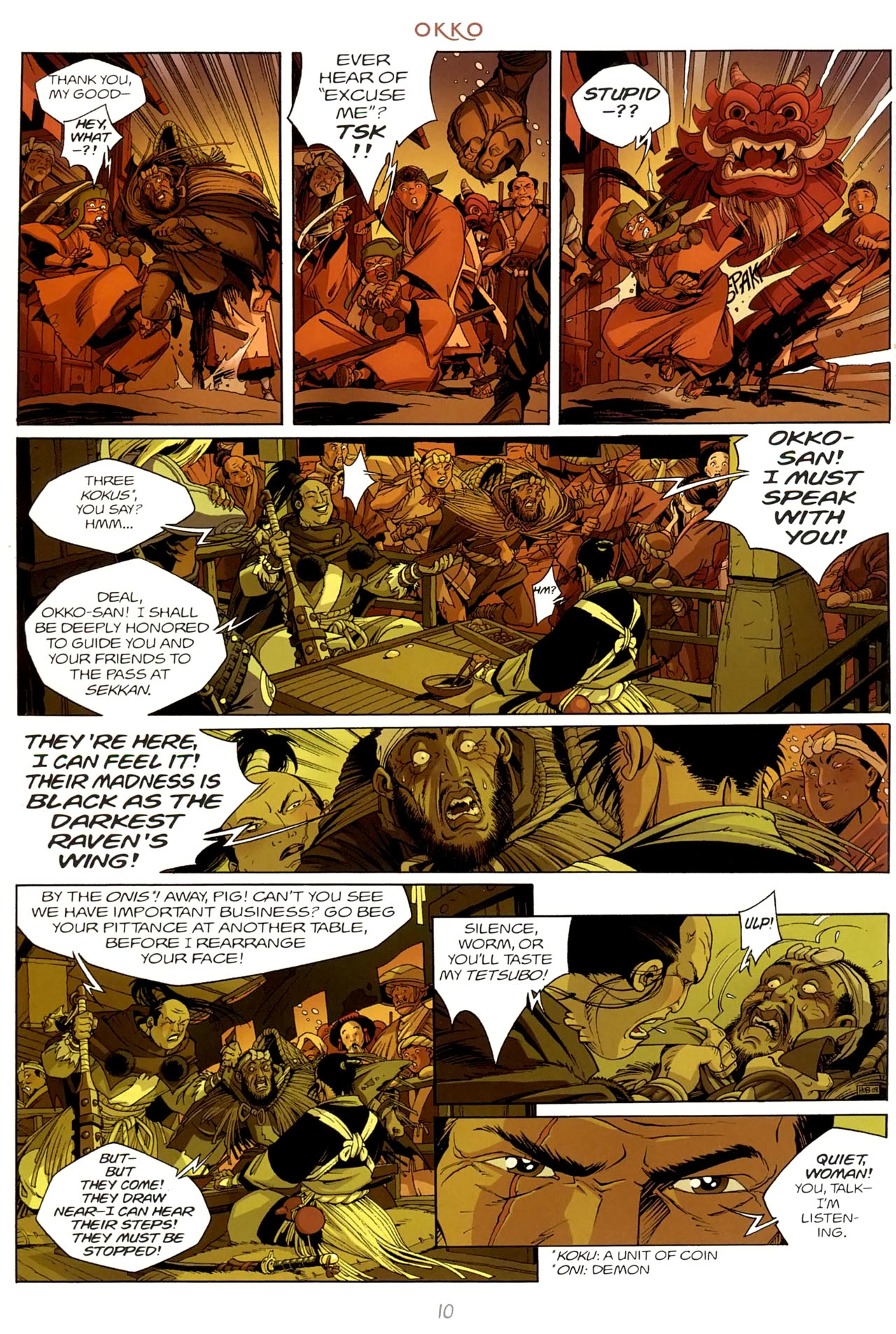 Read online Okko: The Cycle of Earth comic -  Issue #1 - 10
