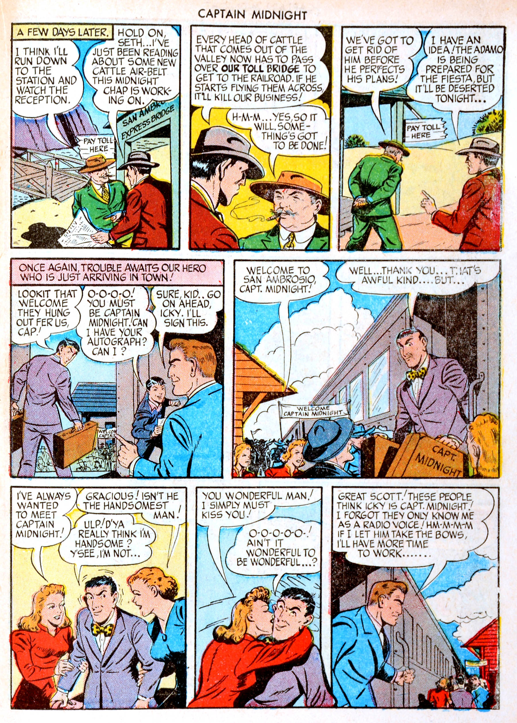 Read online Captain Midnight (1942) comic -  Issue #25 - 15
