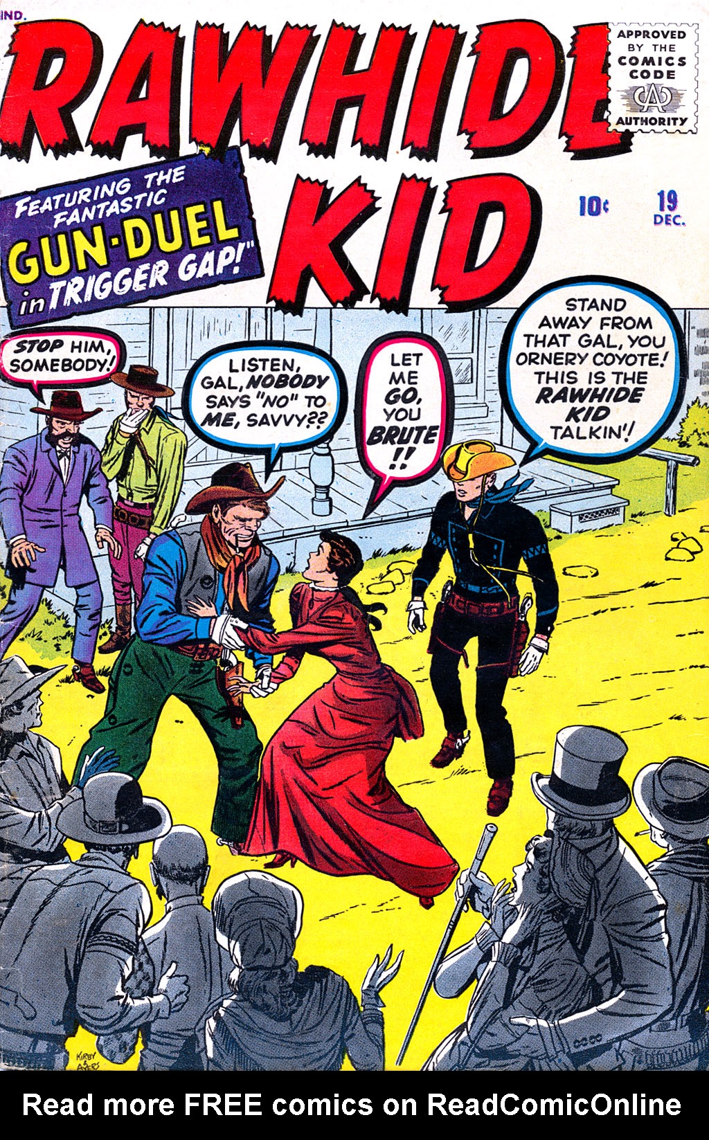 Read online The Rawhide Kid comic -  Issue #19 - 1