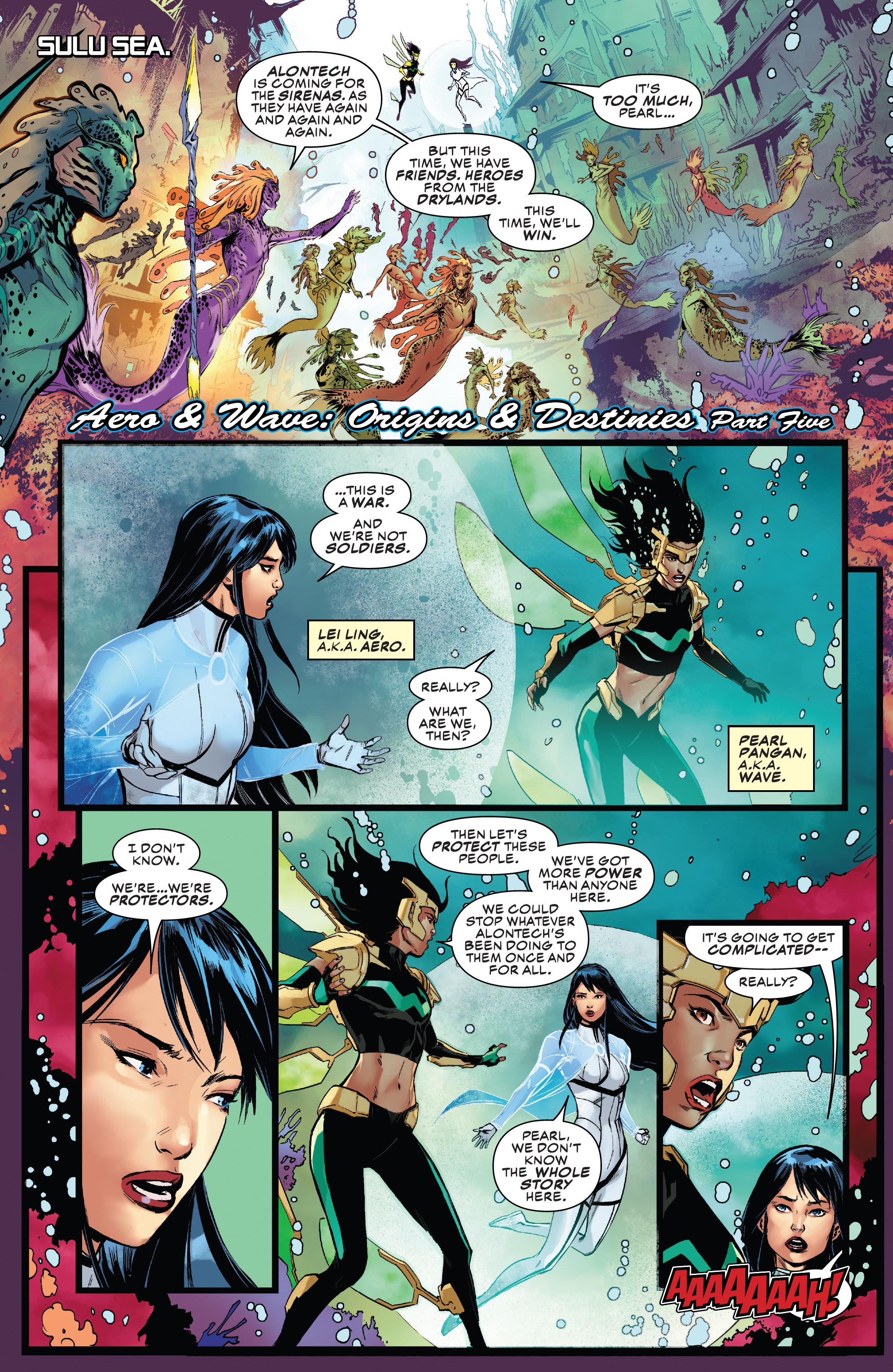 Read online Aero & Sword Master: Origins And Odysseys comic -  Issue # TPB - 46