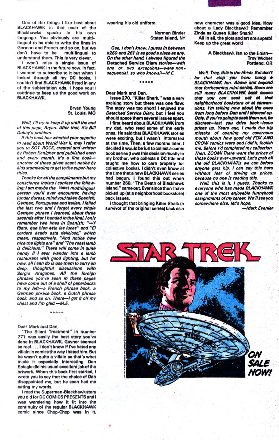 Blackhawk (1957) Issue #273 #164 - English 27