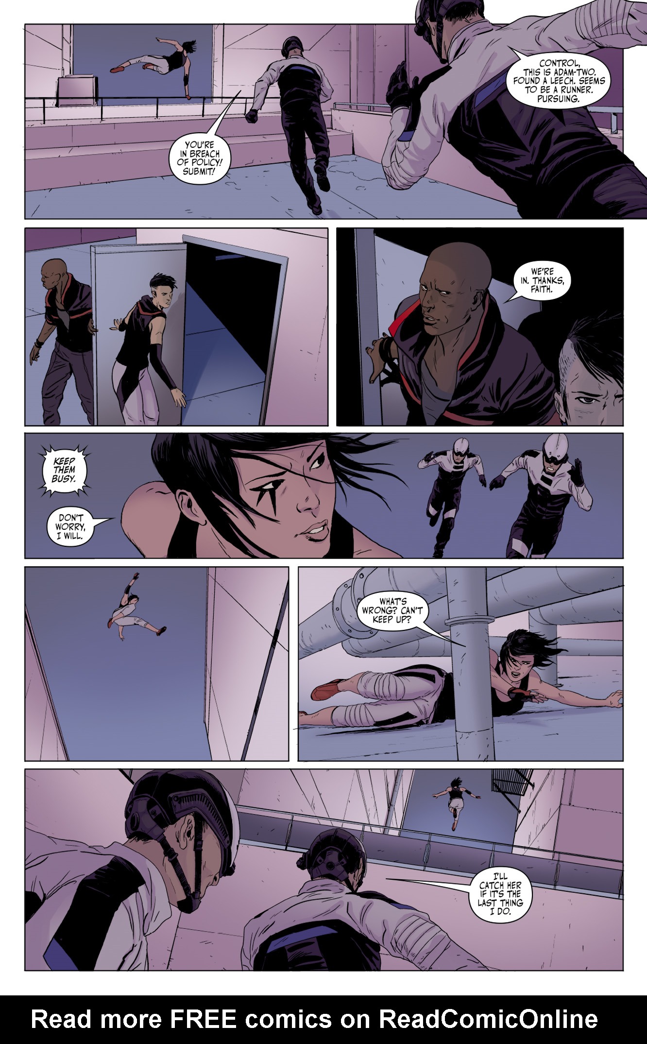 Read online Mirror's Edge: Exordium comic -  Issue #1 - 7