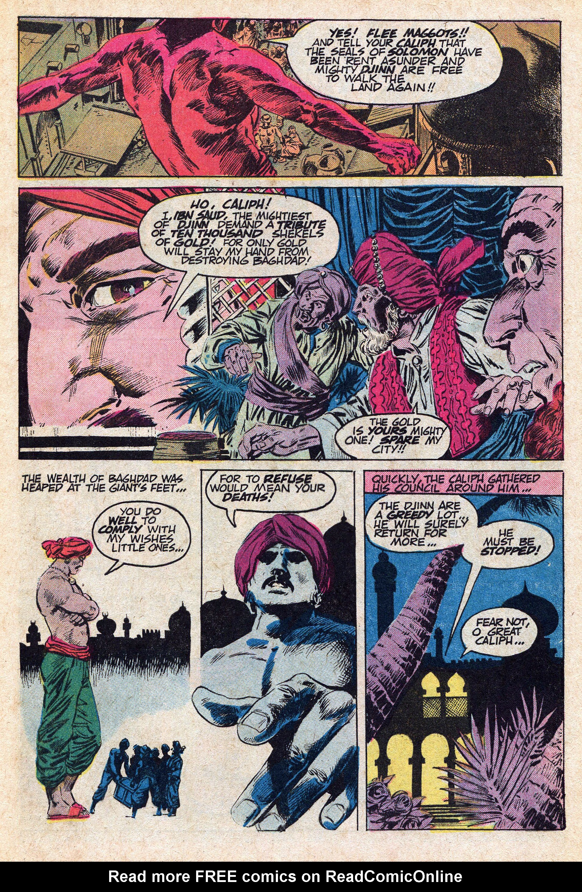 Read online Chilling Adventures In Sorcery (1973) comic -  Issue #5 - 5