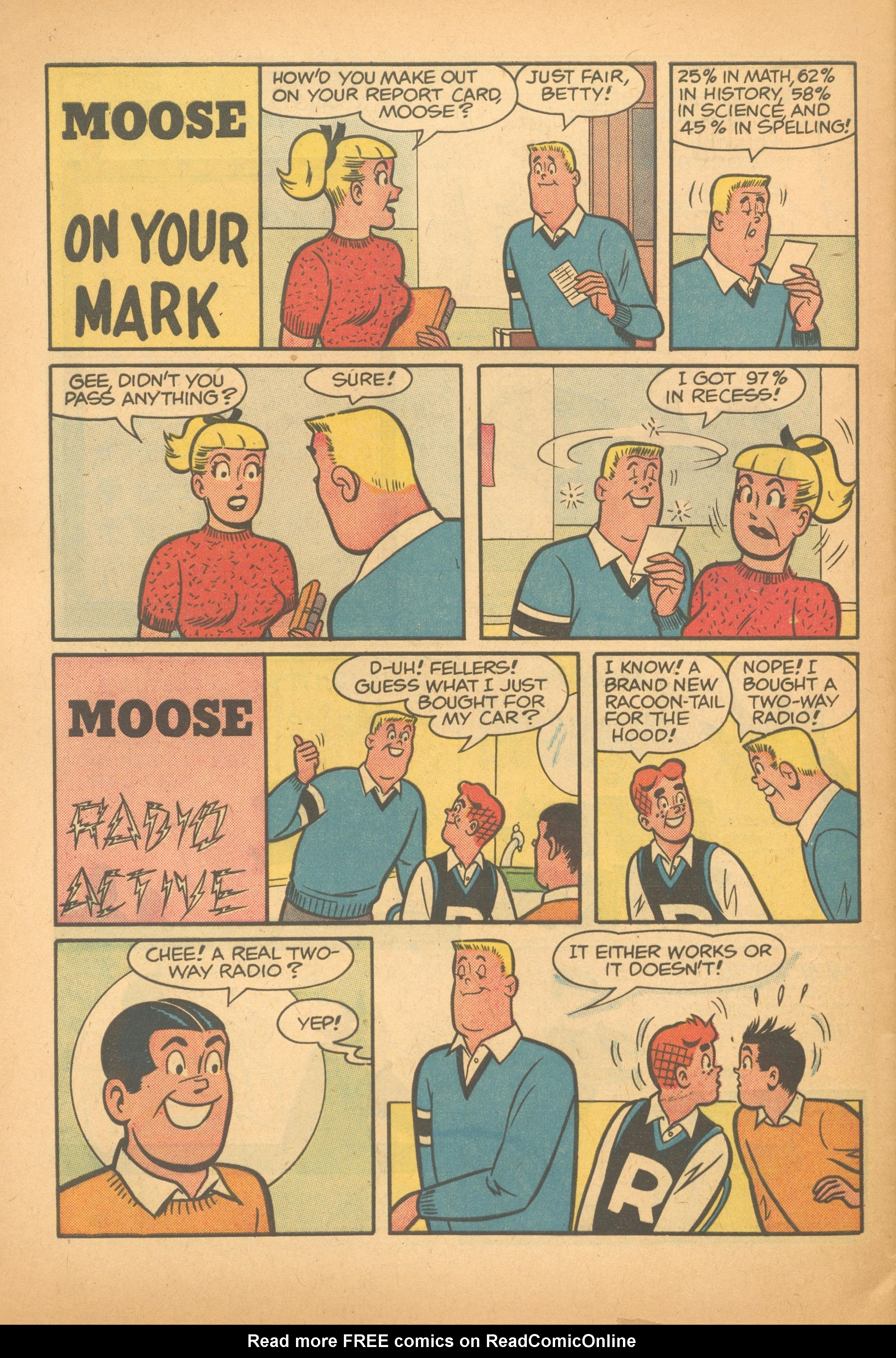 Read online Archie's Joke Book Magazine comic -  Issue #49 - 31