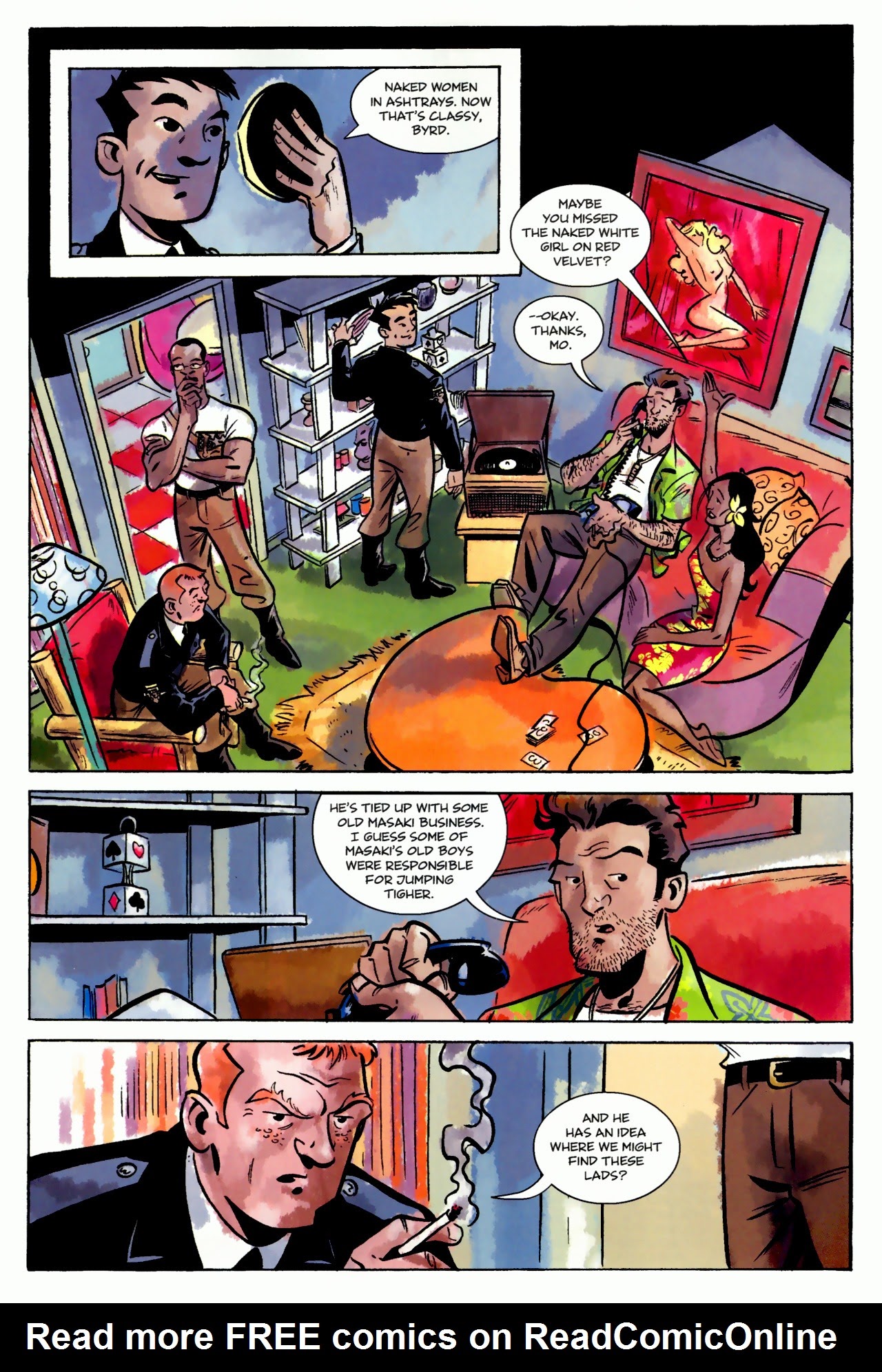 Read online Hawaiian Dick: Screaming Black Thunder comic -  Issue #4 - 10