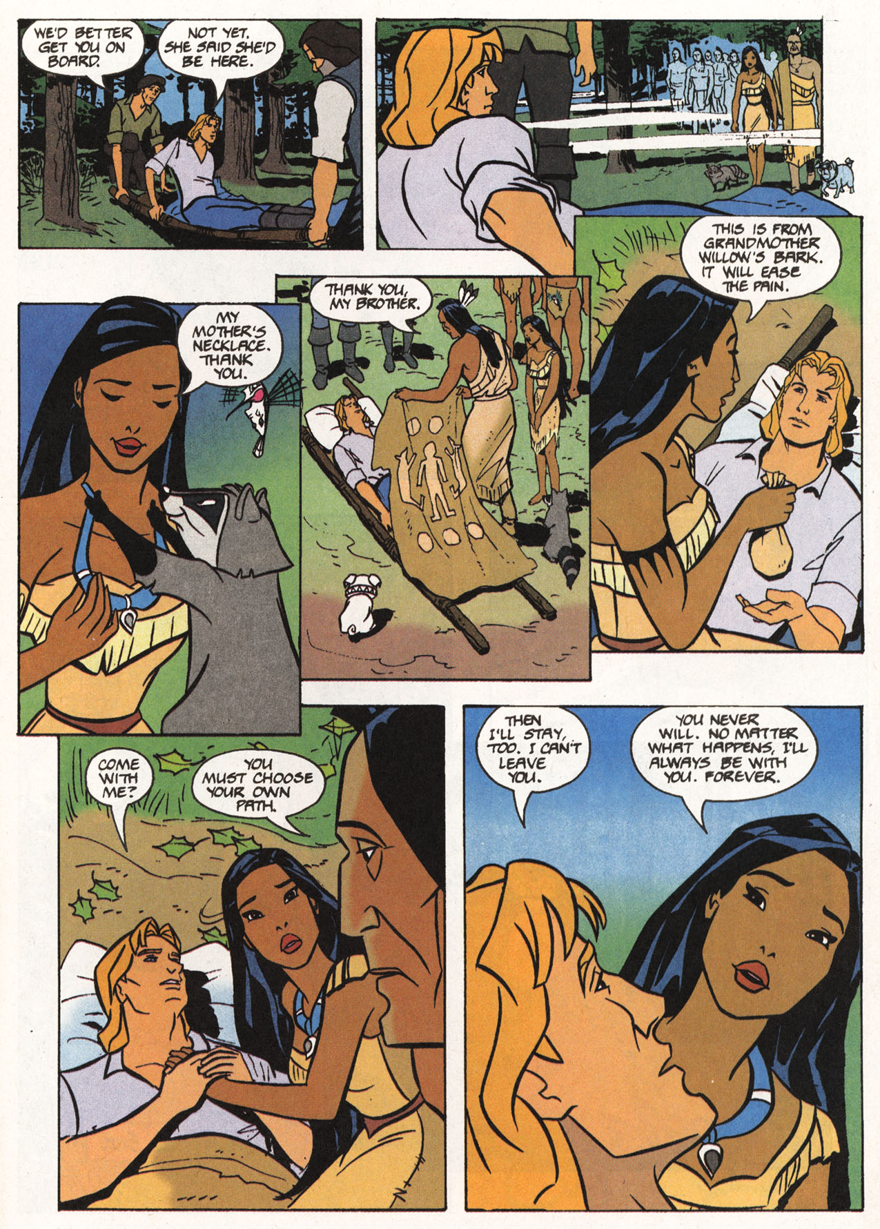 Read online Disney's Pocahontas comic -  Issue #1 - 47