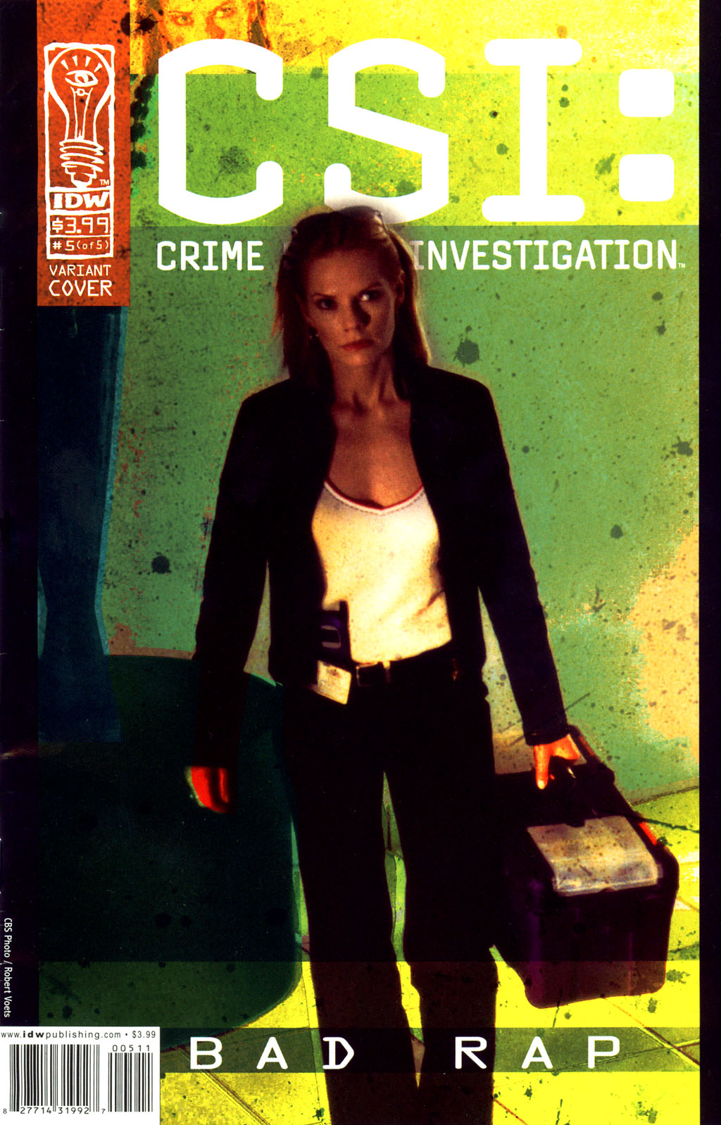 Read online CSI: Crime Scene Investigation: Bad Rap comic -  Issue #5 - 2