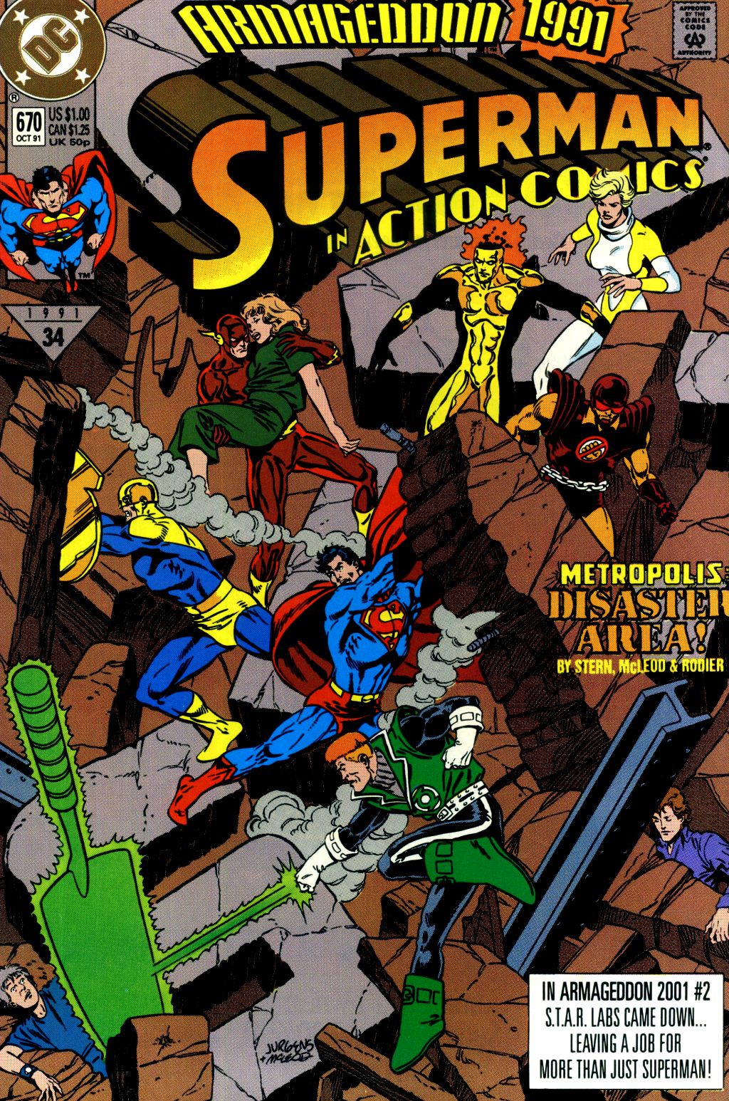 Read online Action Comics (1938) comic -  Issue #670 - 1