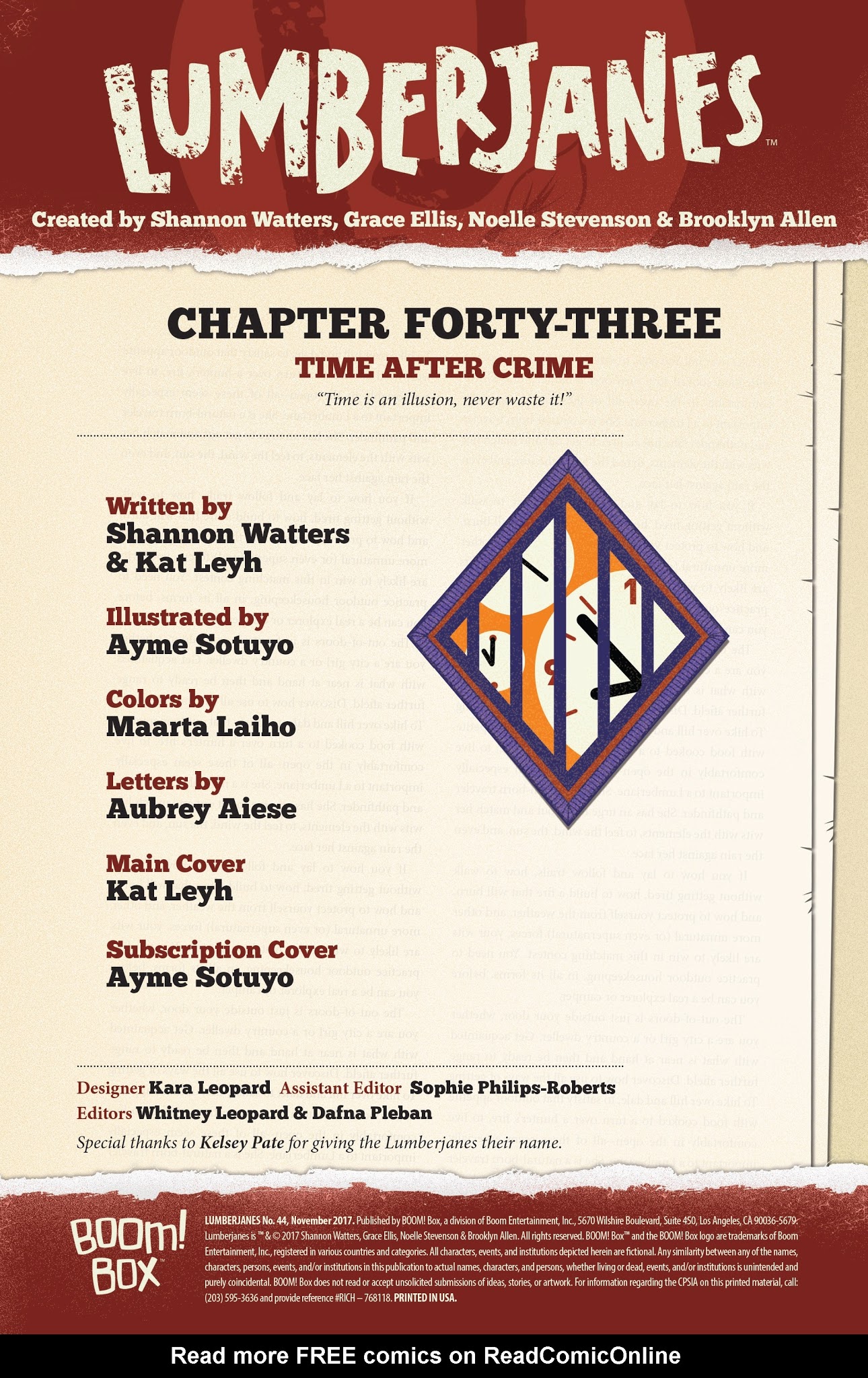 Read online Lumberjanes comic -  Issue #44 - 2