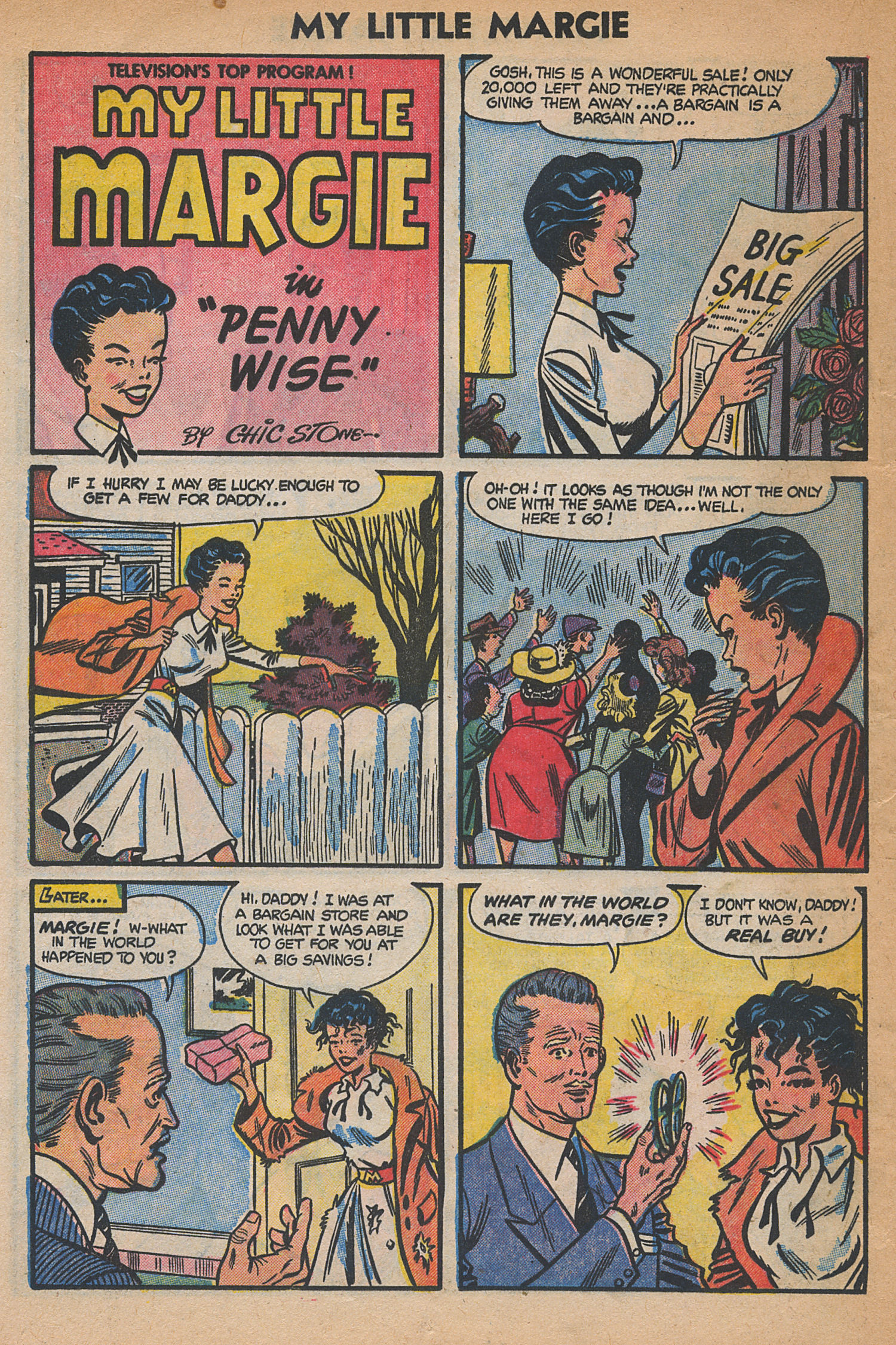 Read online My Little Margie (1954) comic -  Issue #1 - 16