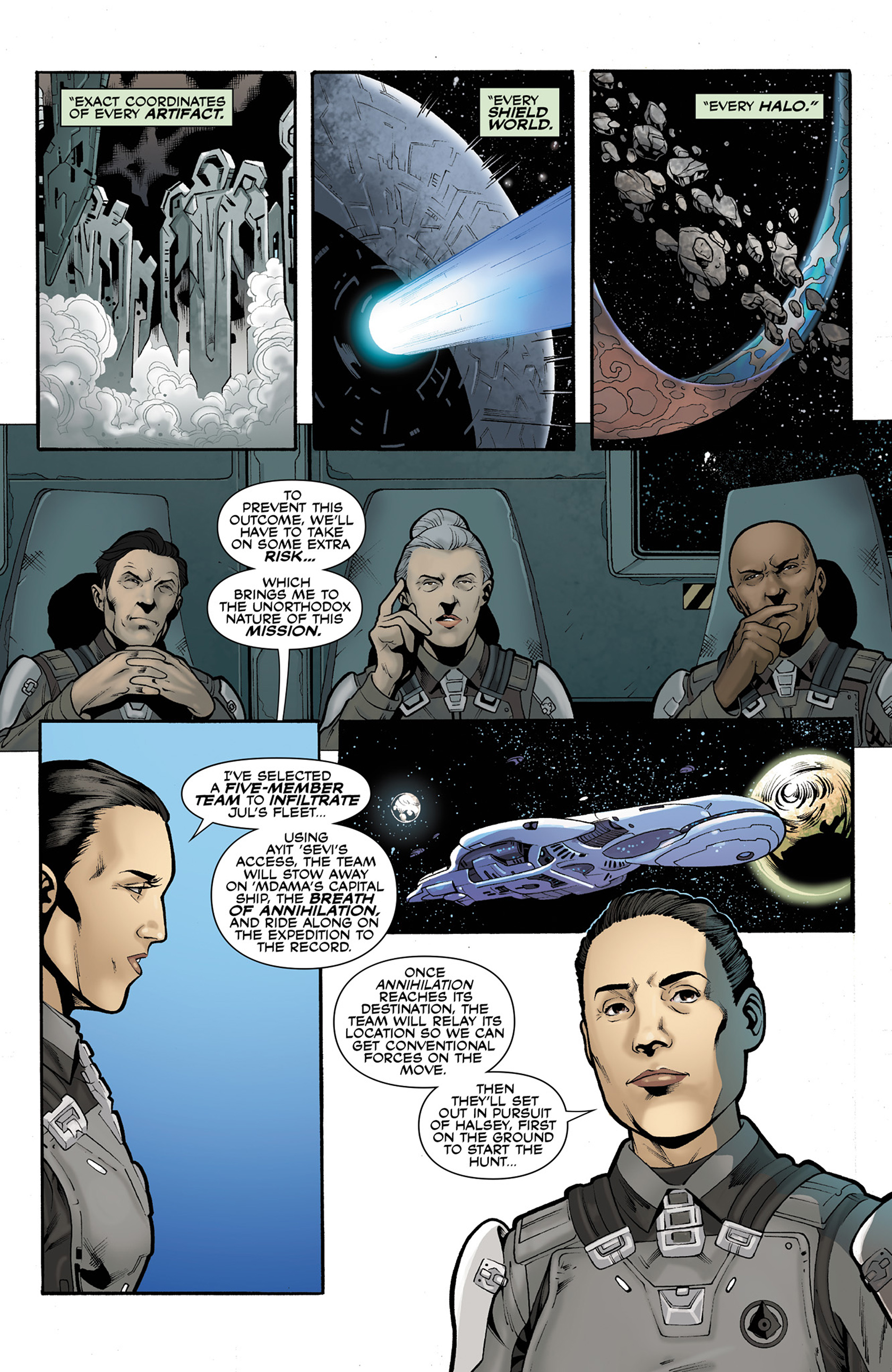 Read online Halo: Escalation comic -  Issue #19 - 6