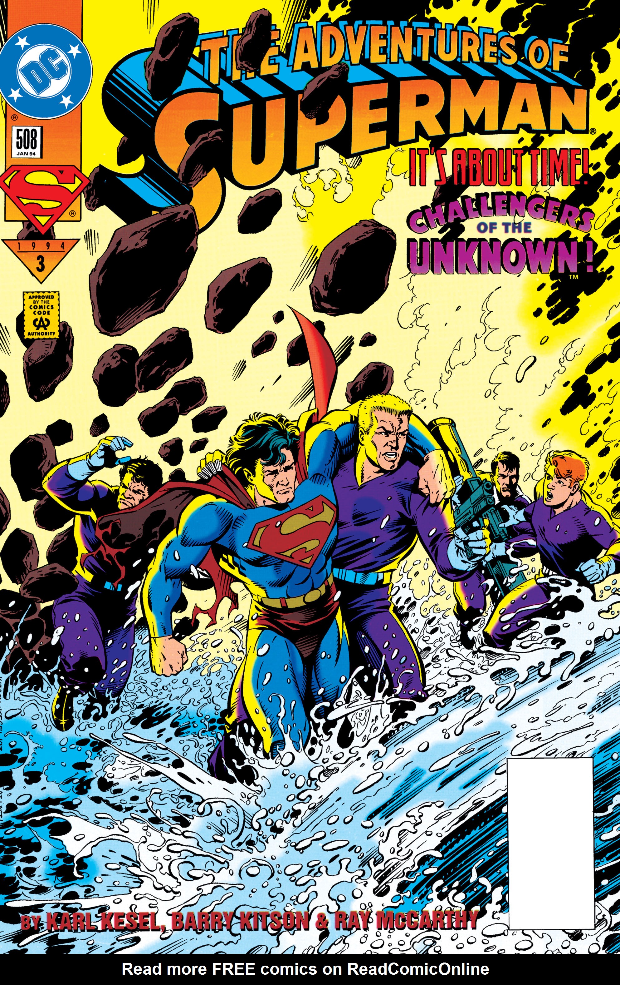 Read online Adventures of Superman (1987) comic -  Issue #508 - 1