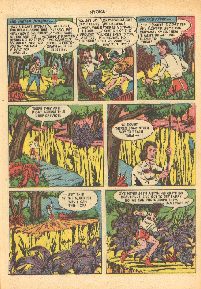 Read online Nyoka the Jungle Girl (1945) comic -  Issue #50 - 5