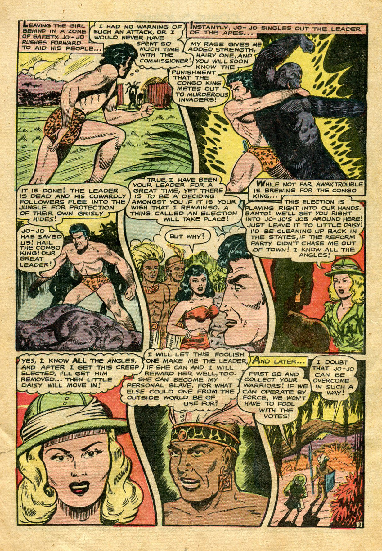 Read online Jungle Jo (1950) comic -  Issue # Full - 4