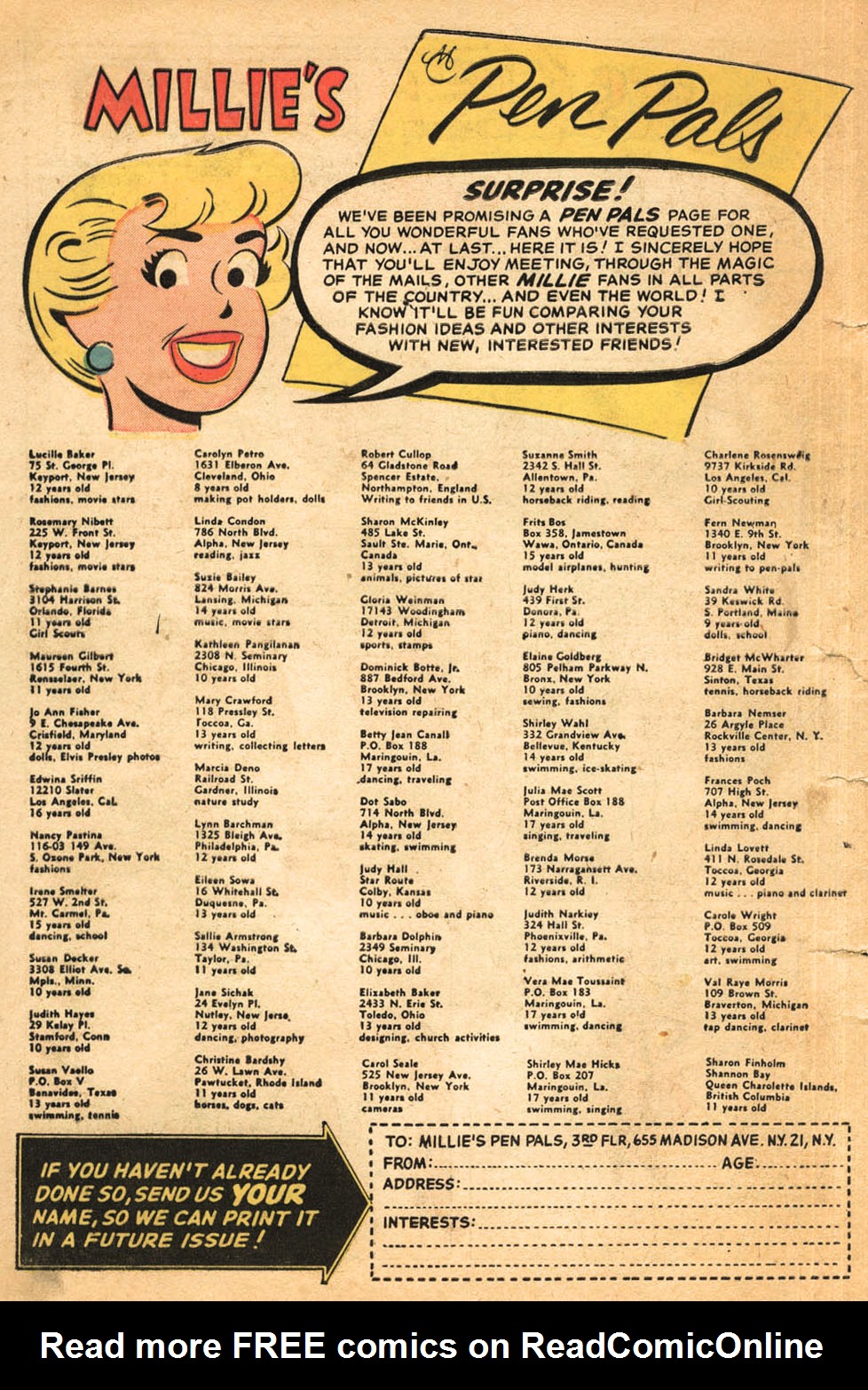 Read online Millie the Model comic -  Issue #82 - 10