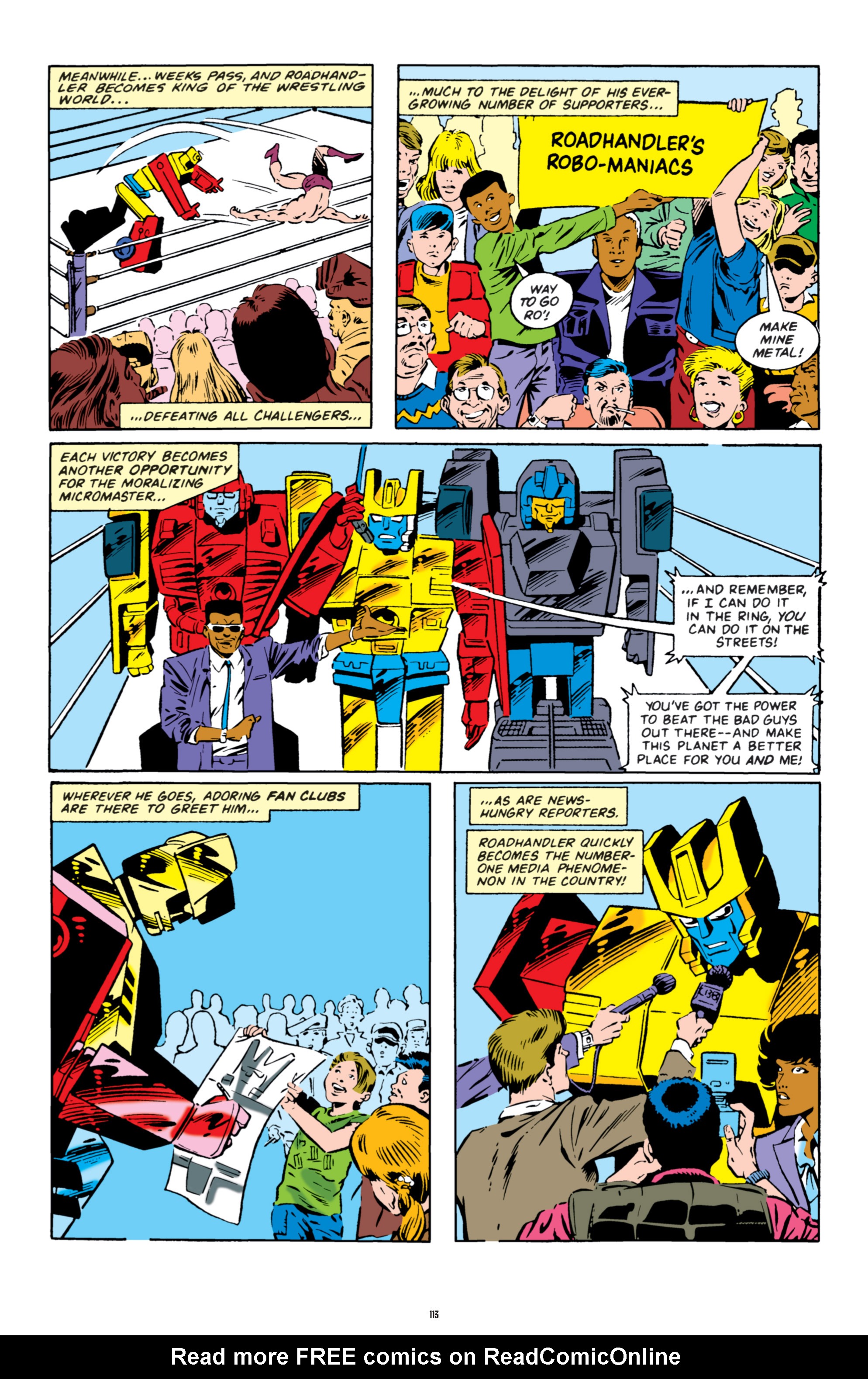 Read online The Transformers Classics comic -  Issue # TPB 5 - 114