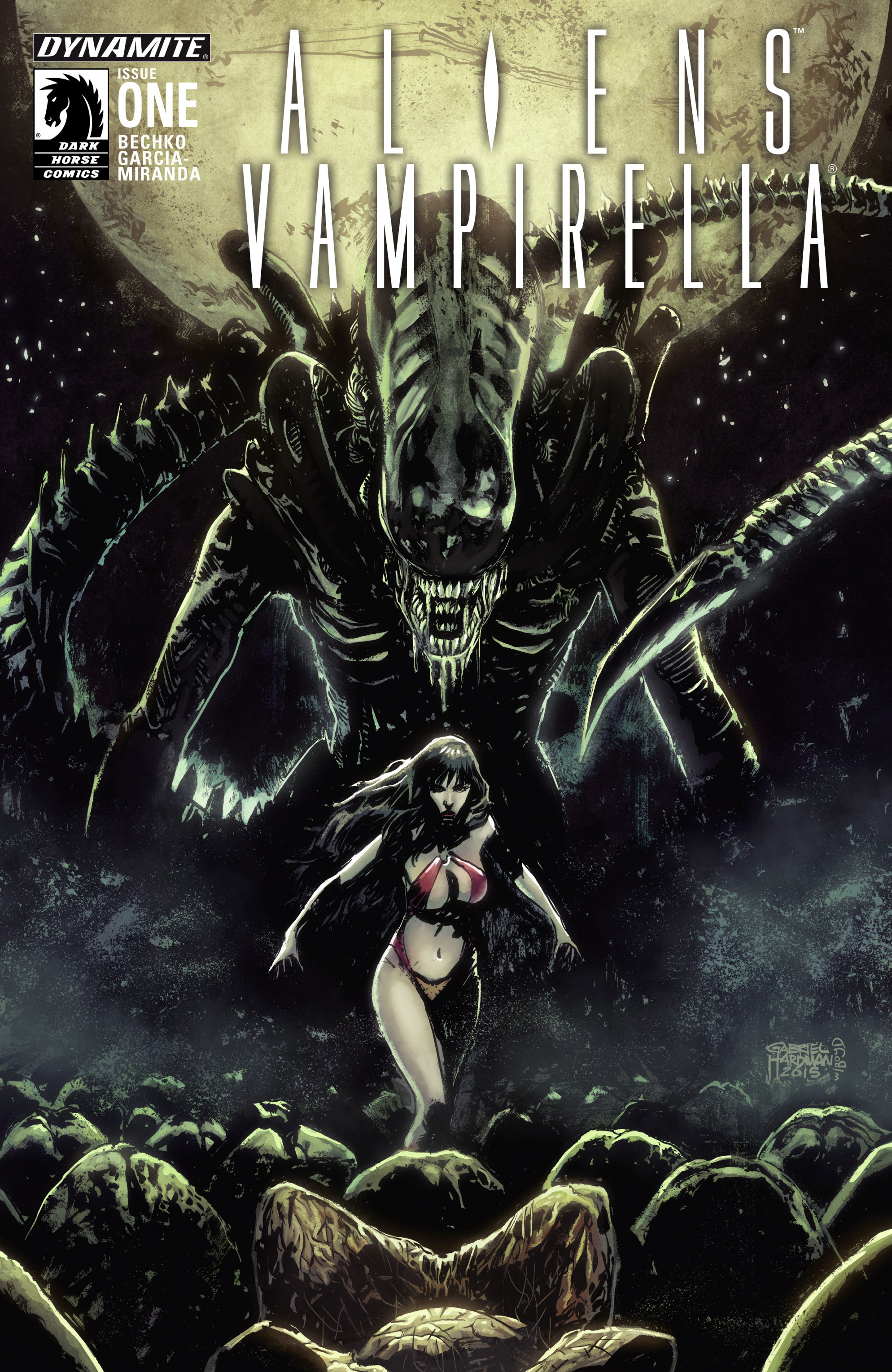 Read online Aliens/Vampirella comic -  Issue #1 - 1