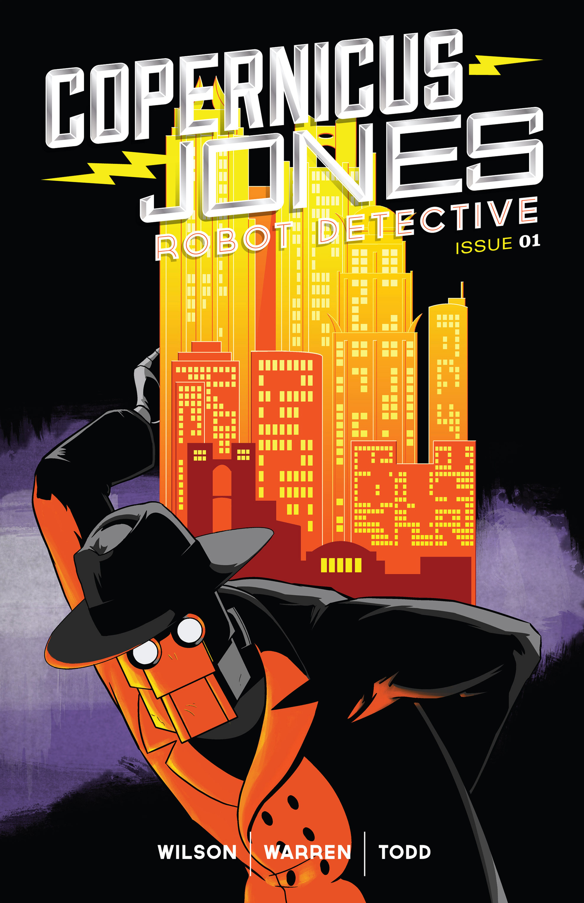 Read online Copernicus Jones: Robot Detective comic -  Issue #1 - 1