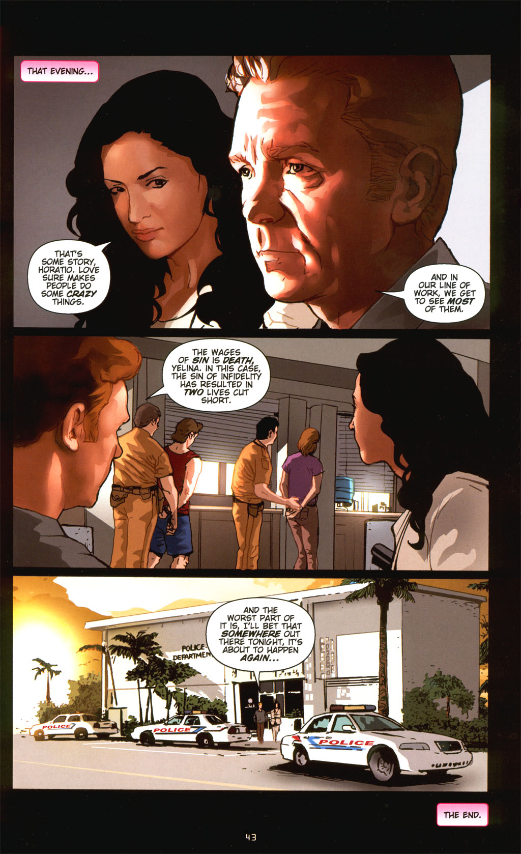 Read online CSI: Miami - Thou Shalt Not... comic -  Issue # Full - 44