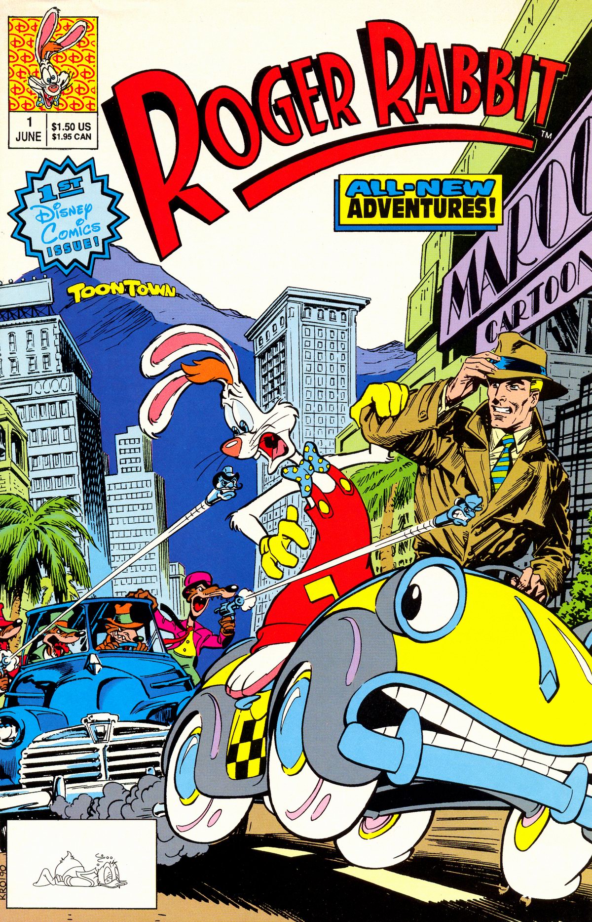 Read online Roger Rabbit comic -  Issue #1 - 1