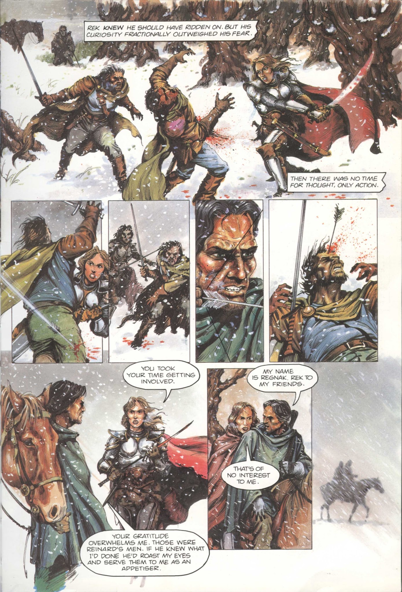 Read online David Gemmell's Legend: A Graphic Novel comic -  Issue # TPB - 8