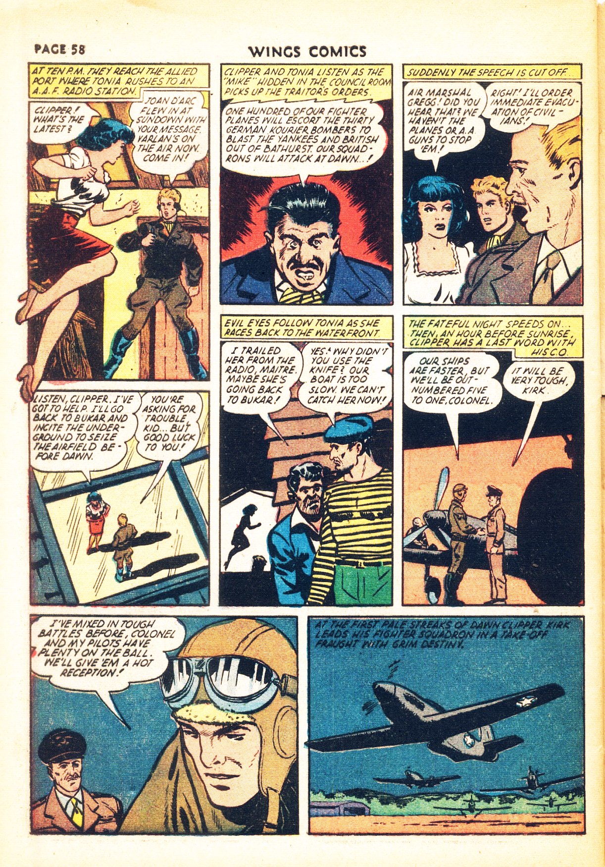 Read online Wings Comics comic -  Issue #31 - 59