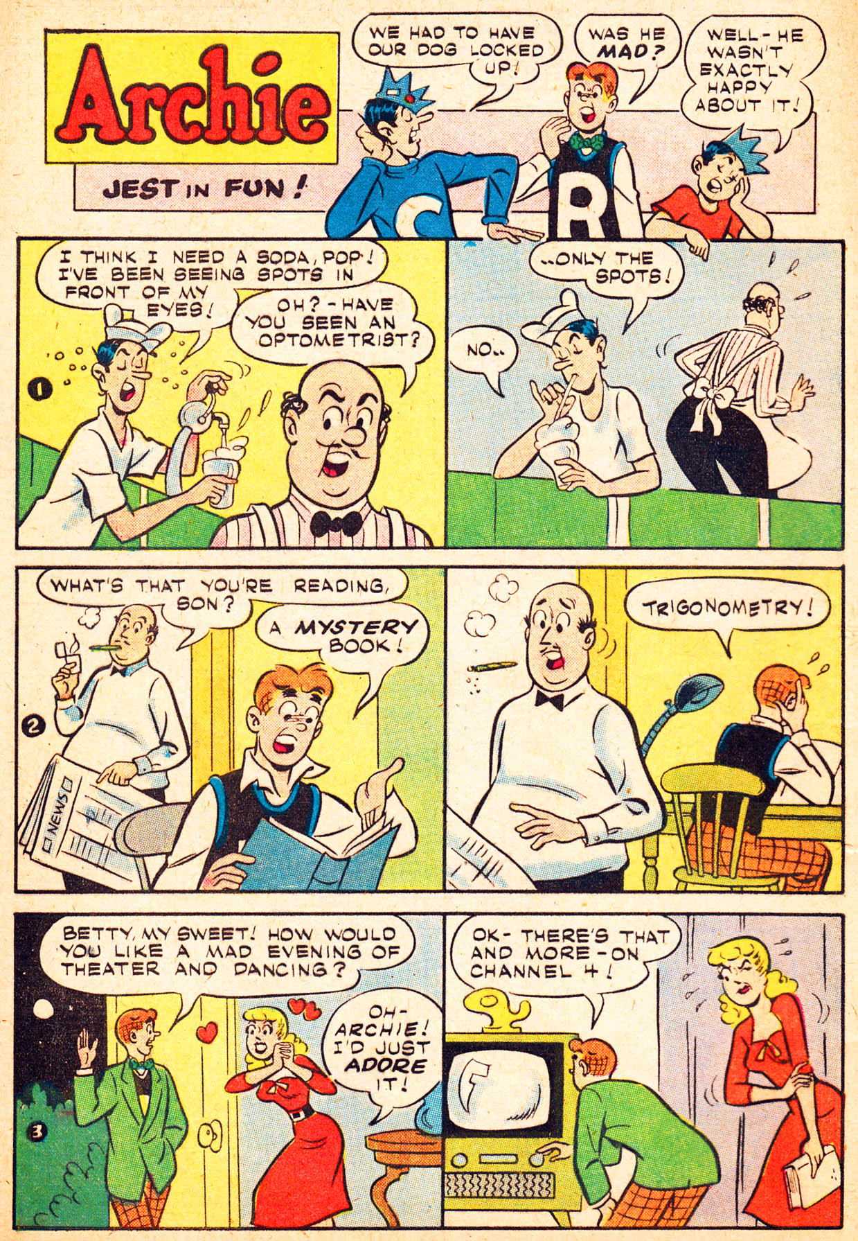 Read online Archie's Joke Book Magazine comic -  Issue #50 - 16