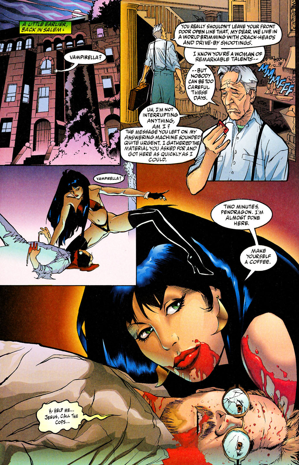 Read online Vampirella Strikes (1995) comic -  Issue #6 - 7