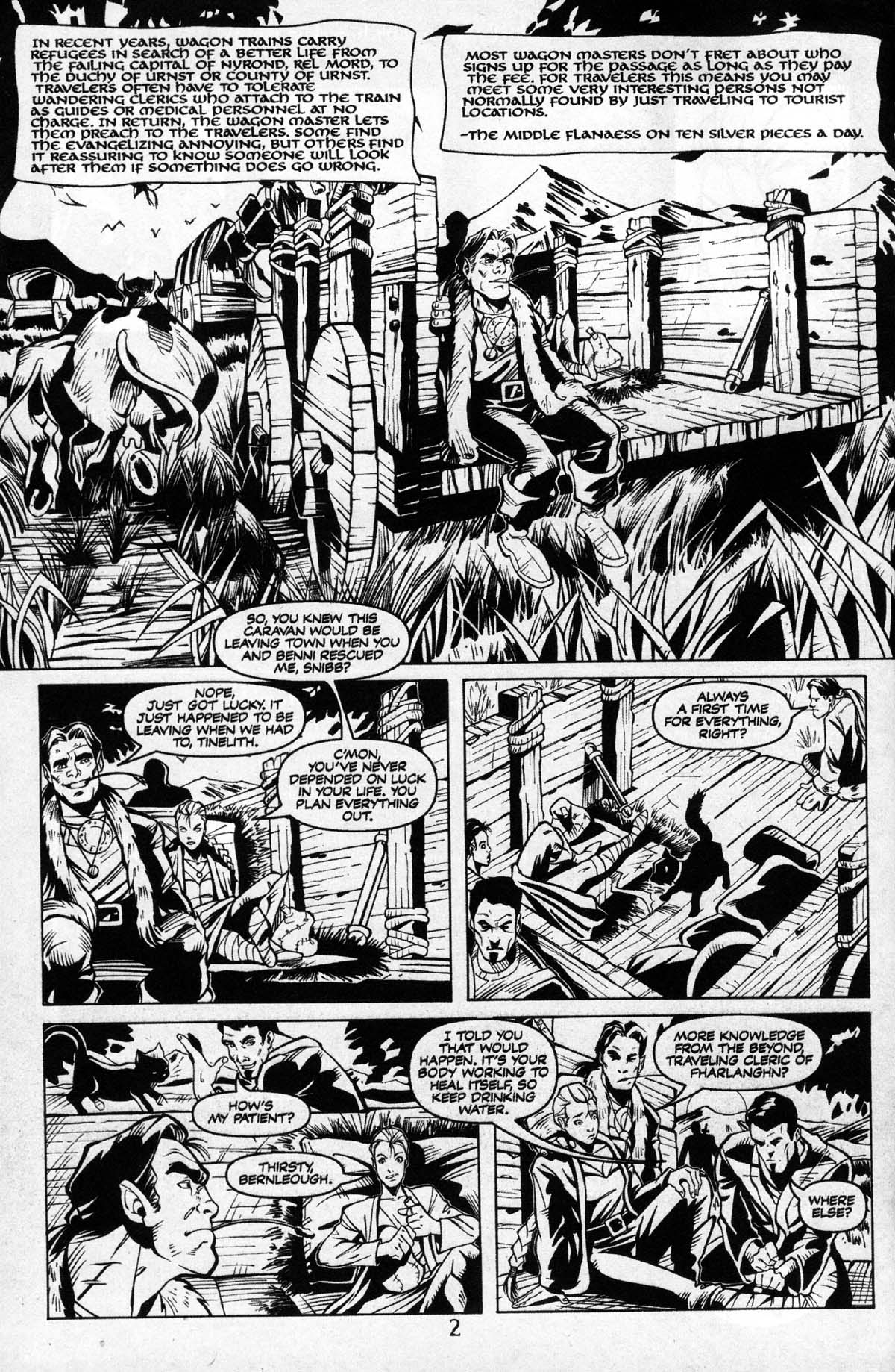 Read online Dungeons & Dragons: Black & White comic -  Issue #2 - 3