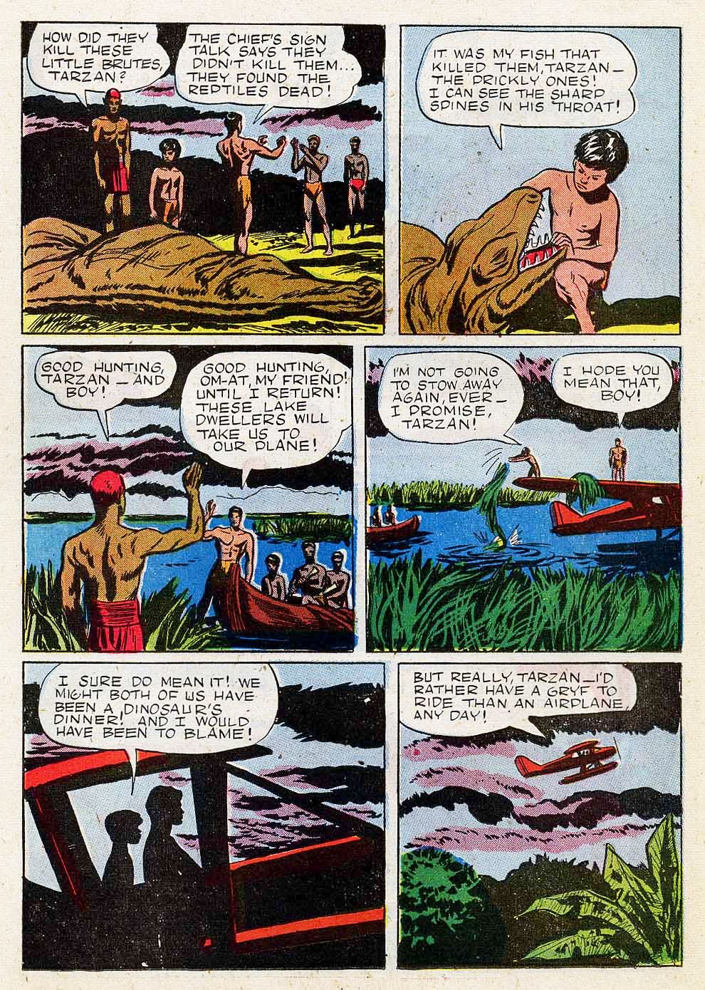 Read online Tarzan (1948) comic -  Issue #16 - 34