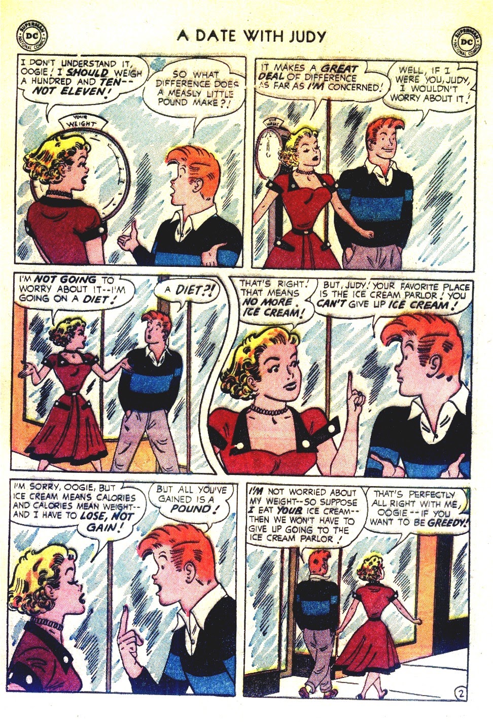 Read online A Date with Judy comic -  Issue #42 - 4