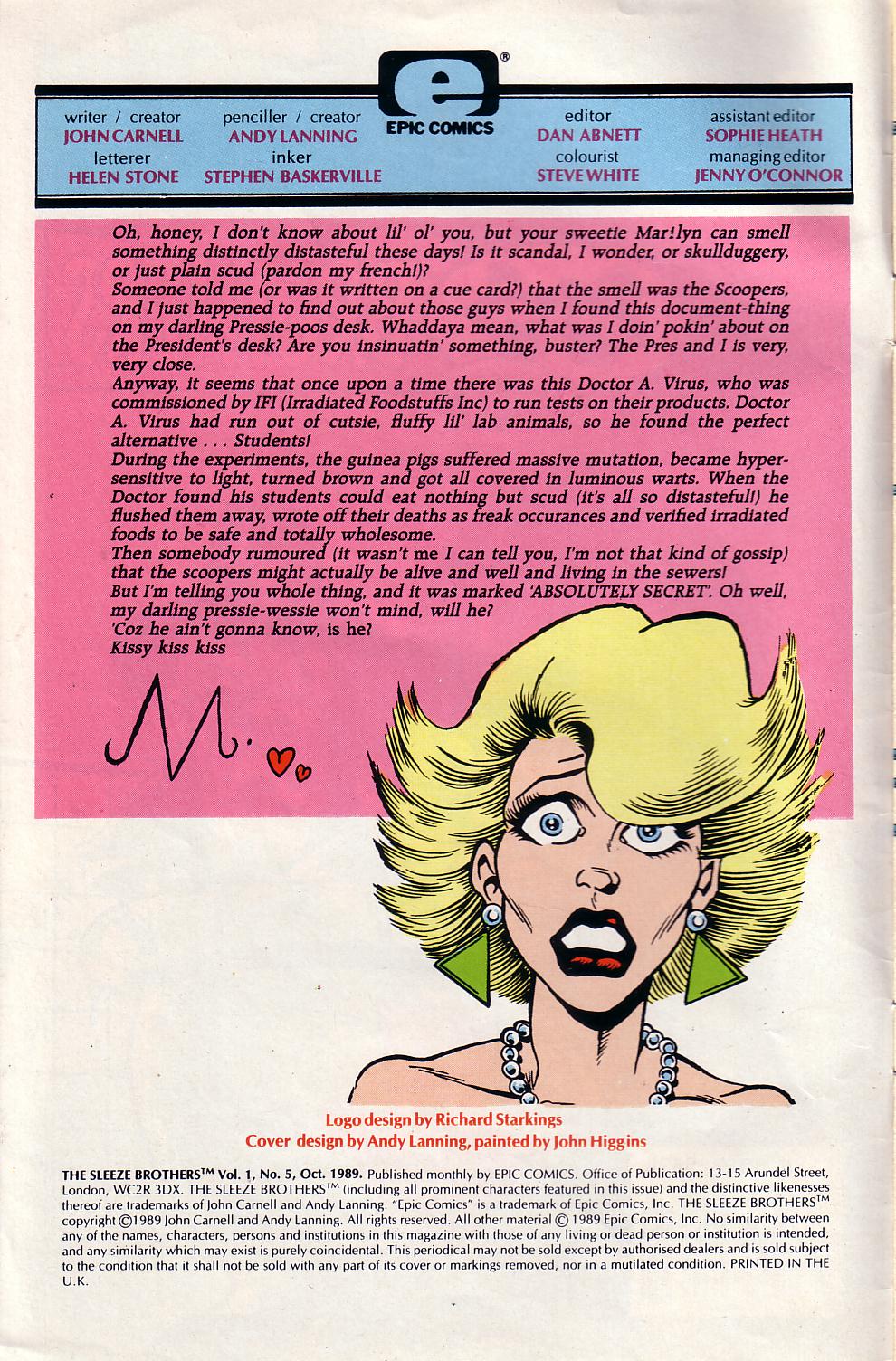 Read online The Sleeze Brothers comic -  Issue #5 - 2