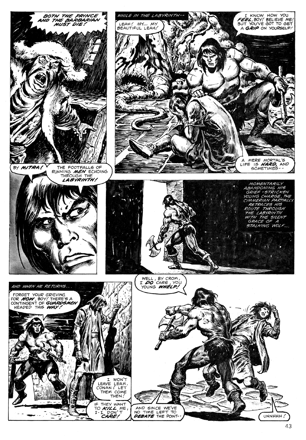 Read online The Savage Sword Of Conan comic -  Issue #71 - 43