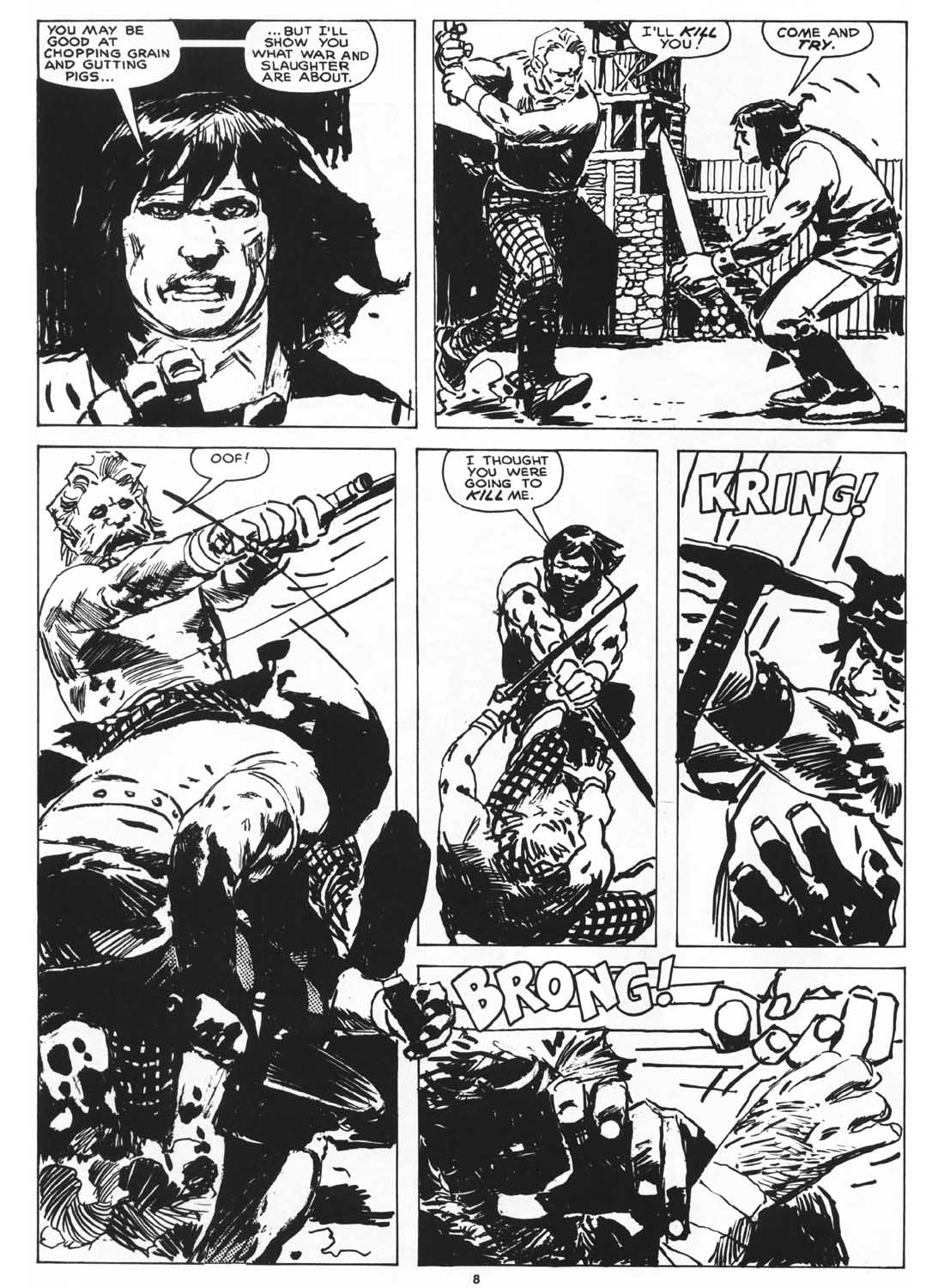 Read online The Savage Sword Of Conan comic -  Issue #162 - 10