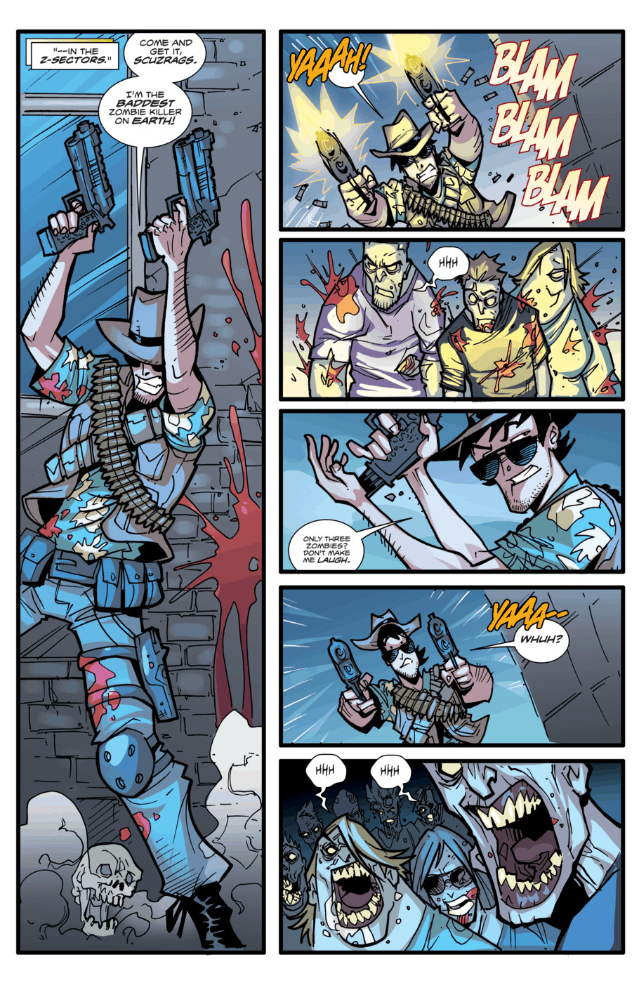 Read online Fanboys vs. Zombies comic -  Issue #6 - 7