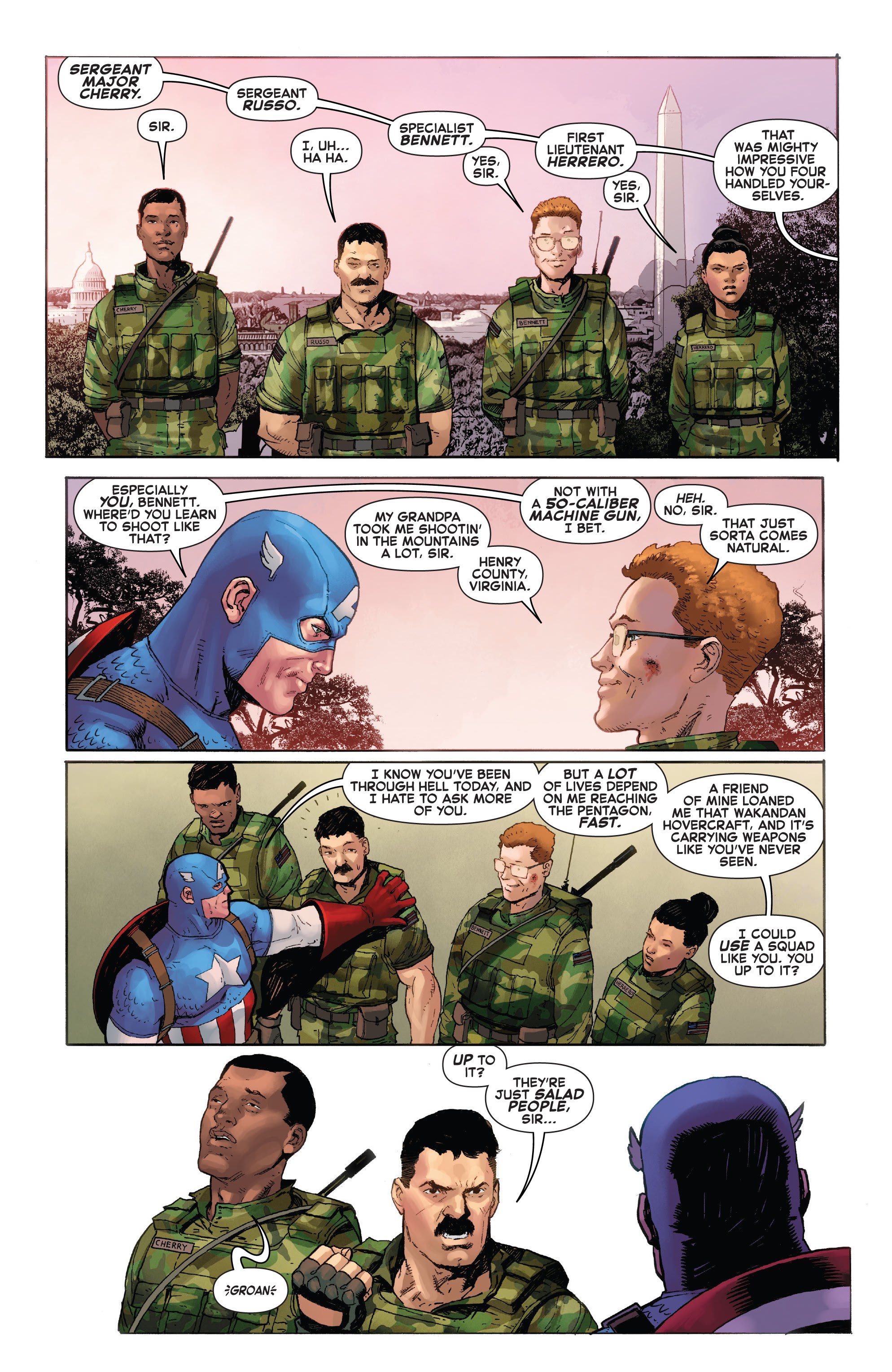 Read online Empyre: Captain America comic -  Issue #1 - 10