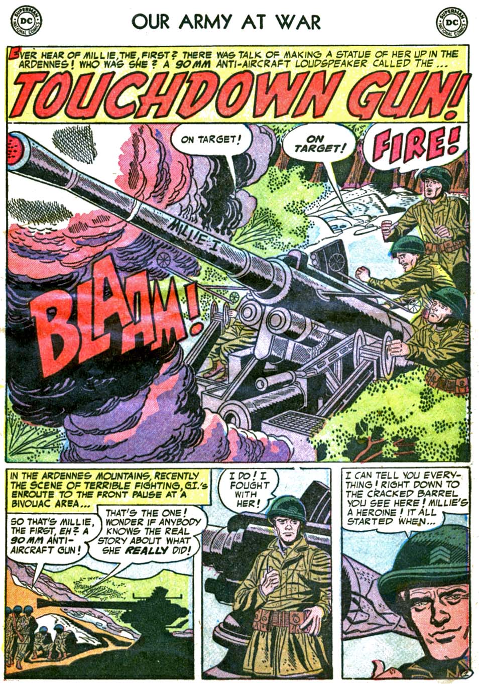 Read online Our Army at War (1952) comic -  Issue #27 - 29