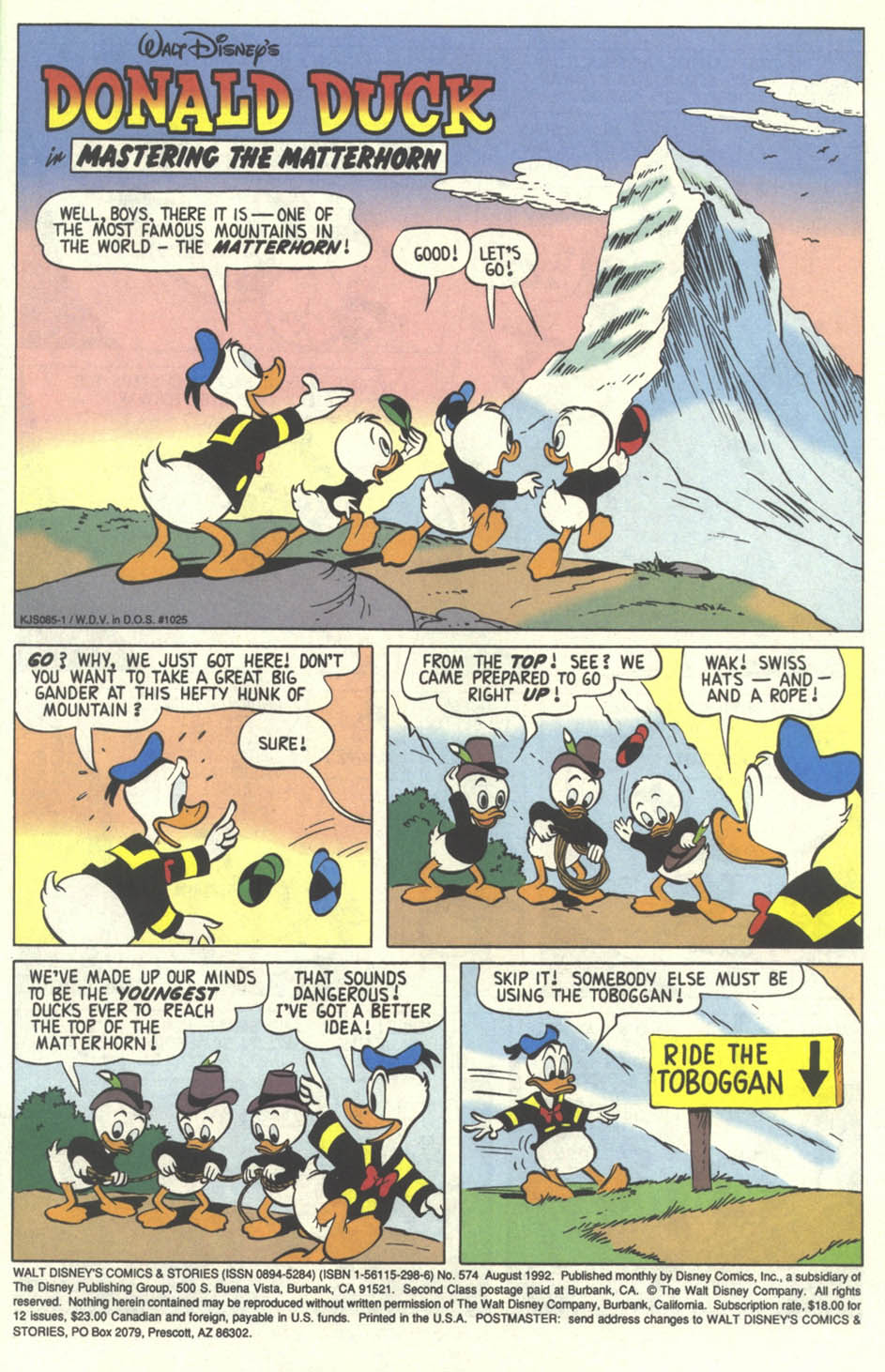 Read online Walt Disney's Comics and Stories comic -  Issue #574 - 2