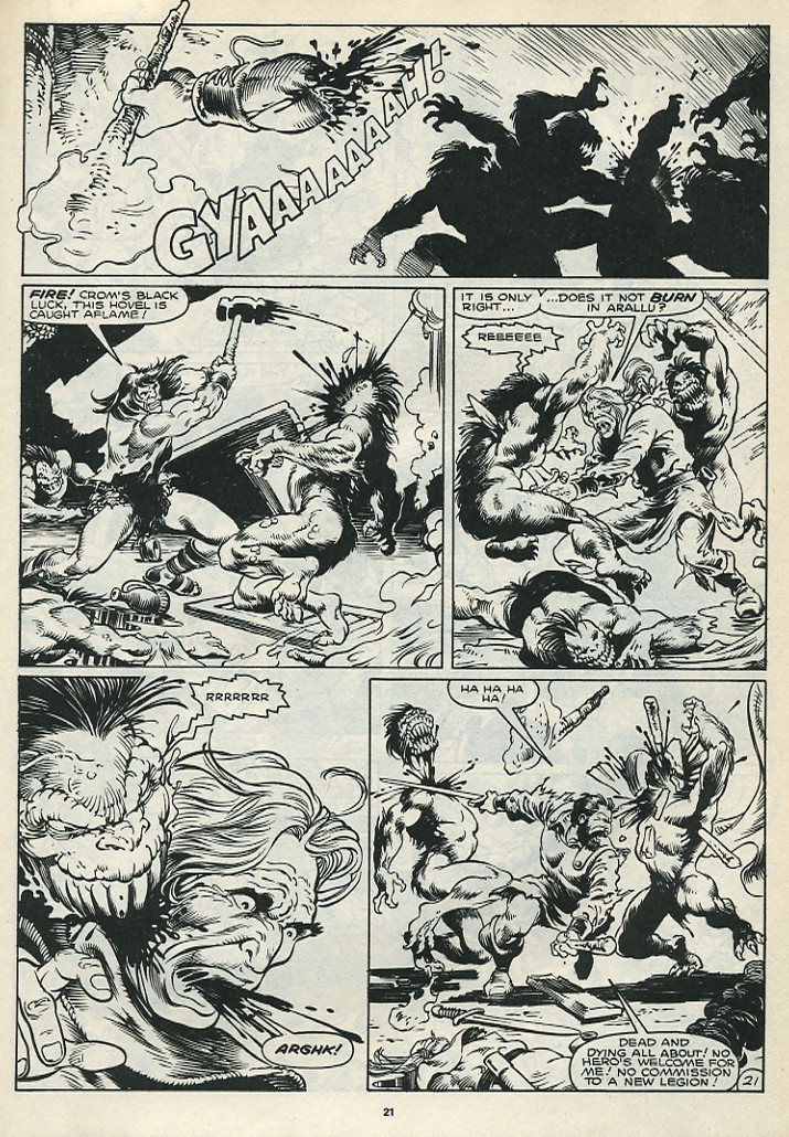 Read online The Savage Sword Of Conan comic -  Issue #172 - 23