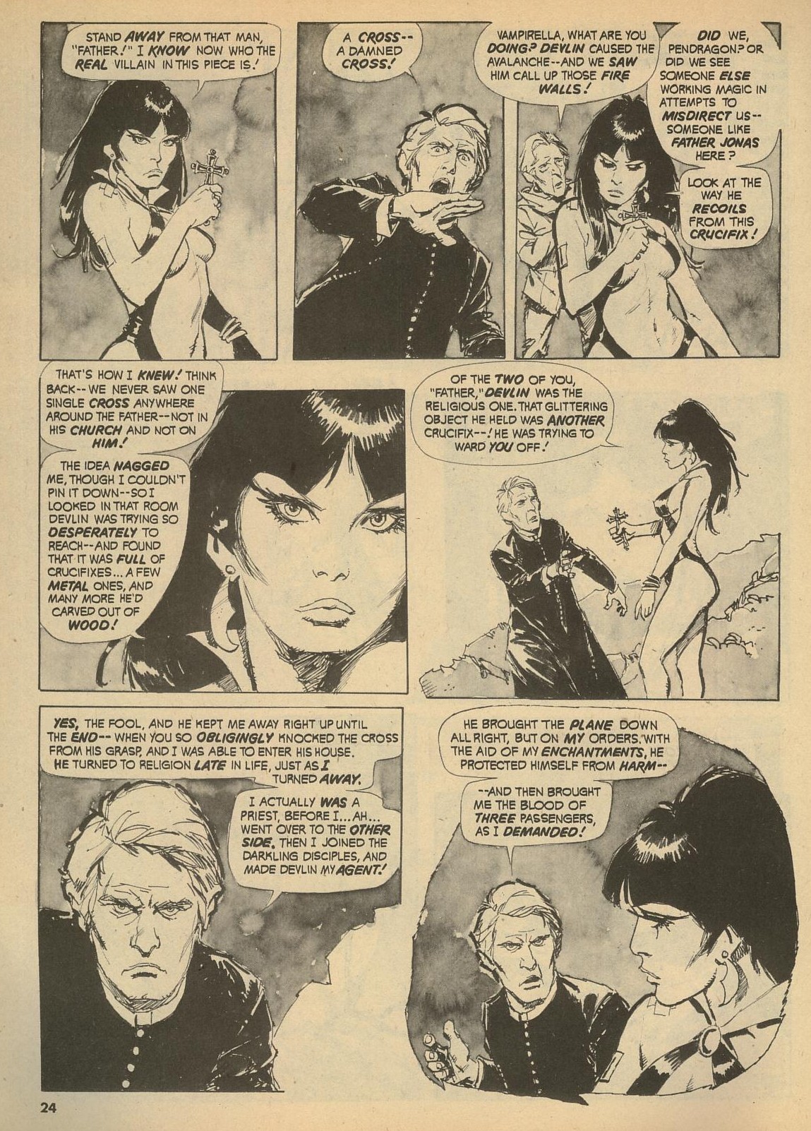 Read online Vampirella (1969) comic -  Issue #22 - 24