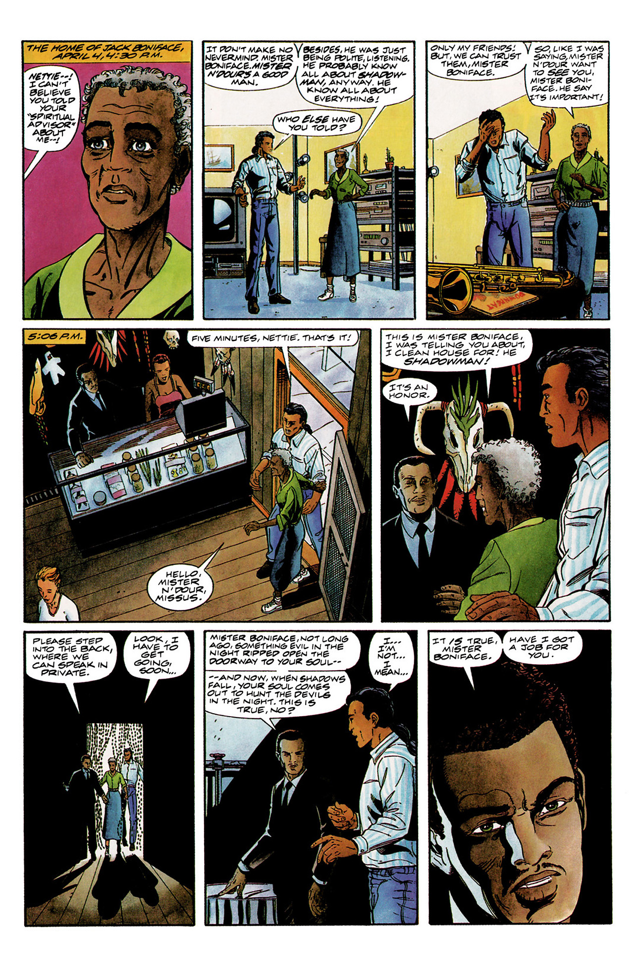 Read online Shadowman (1992) comic -  Issue #4 - 5