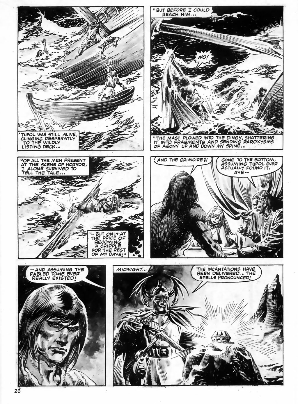 Read online The Savage Sword Of Conan comic -  Issue #96 - 26