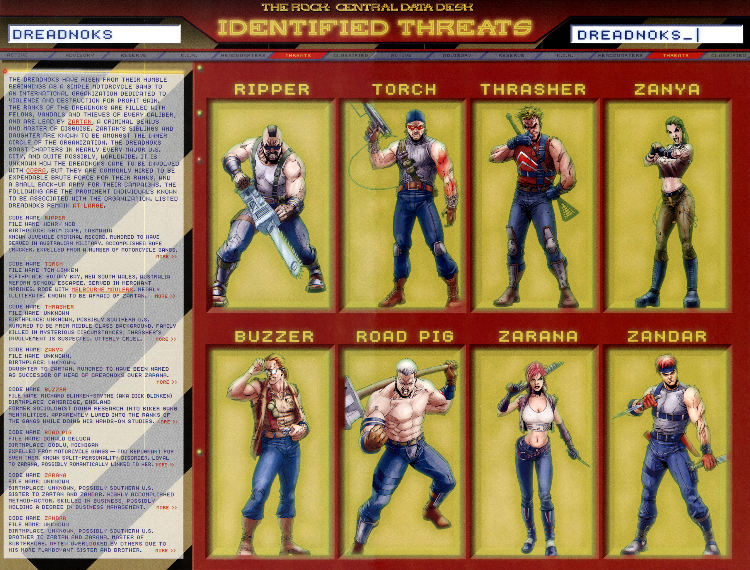 Read online G.I. Joe: Data Desk Handbook comic -  Issue #2 - 19