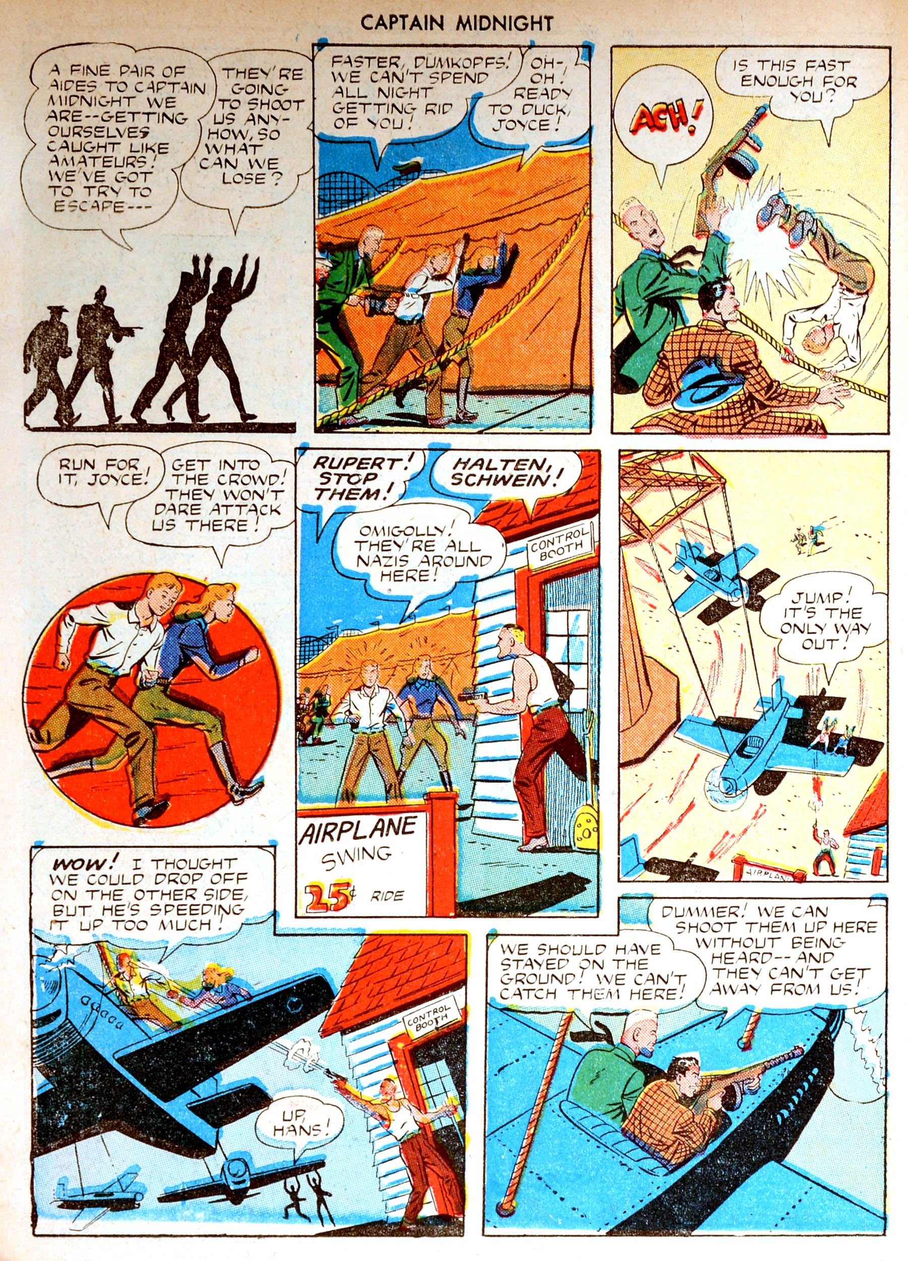 Read online Captain Midnight (1942) comic -  Issue #25 - 30