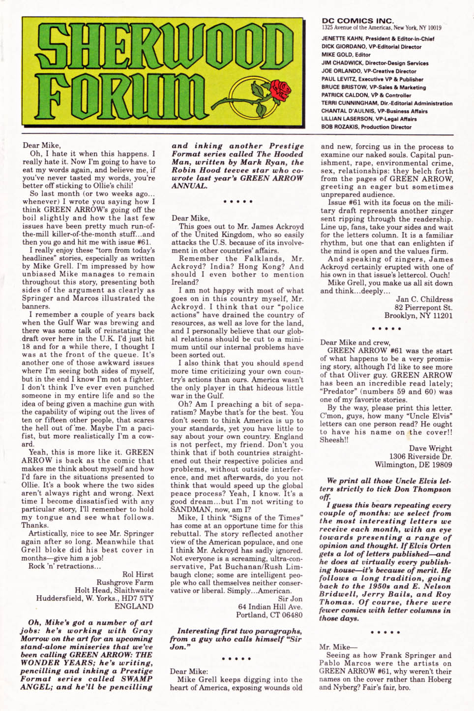 Read online Green Arrow (1988) comic -  Issue #68 - 24