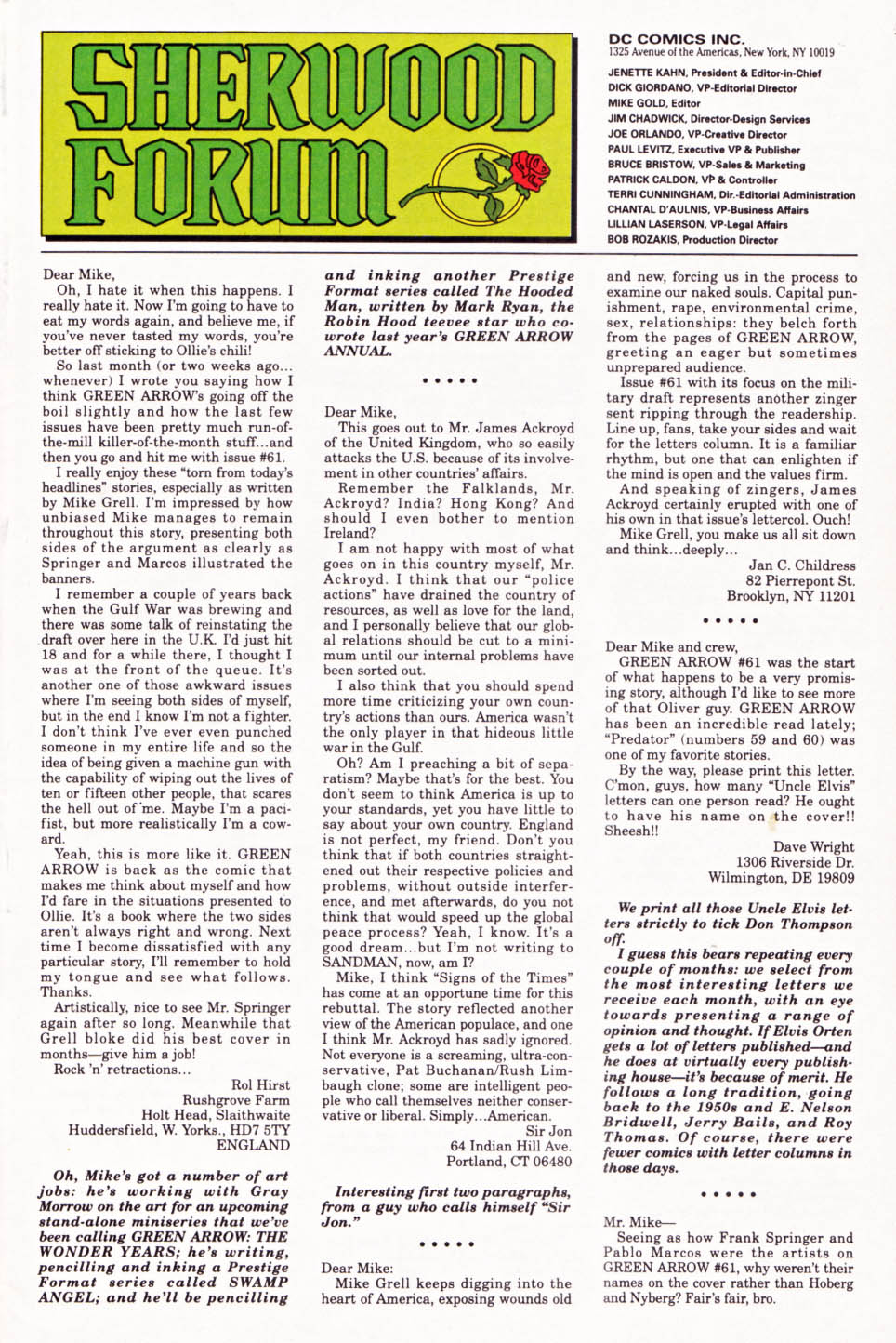 Read online Green Arrow (1988) comic -  Issue #68 - 24